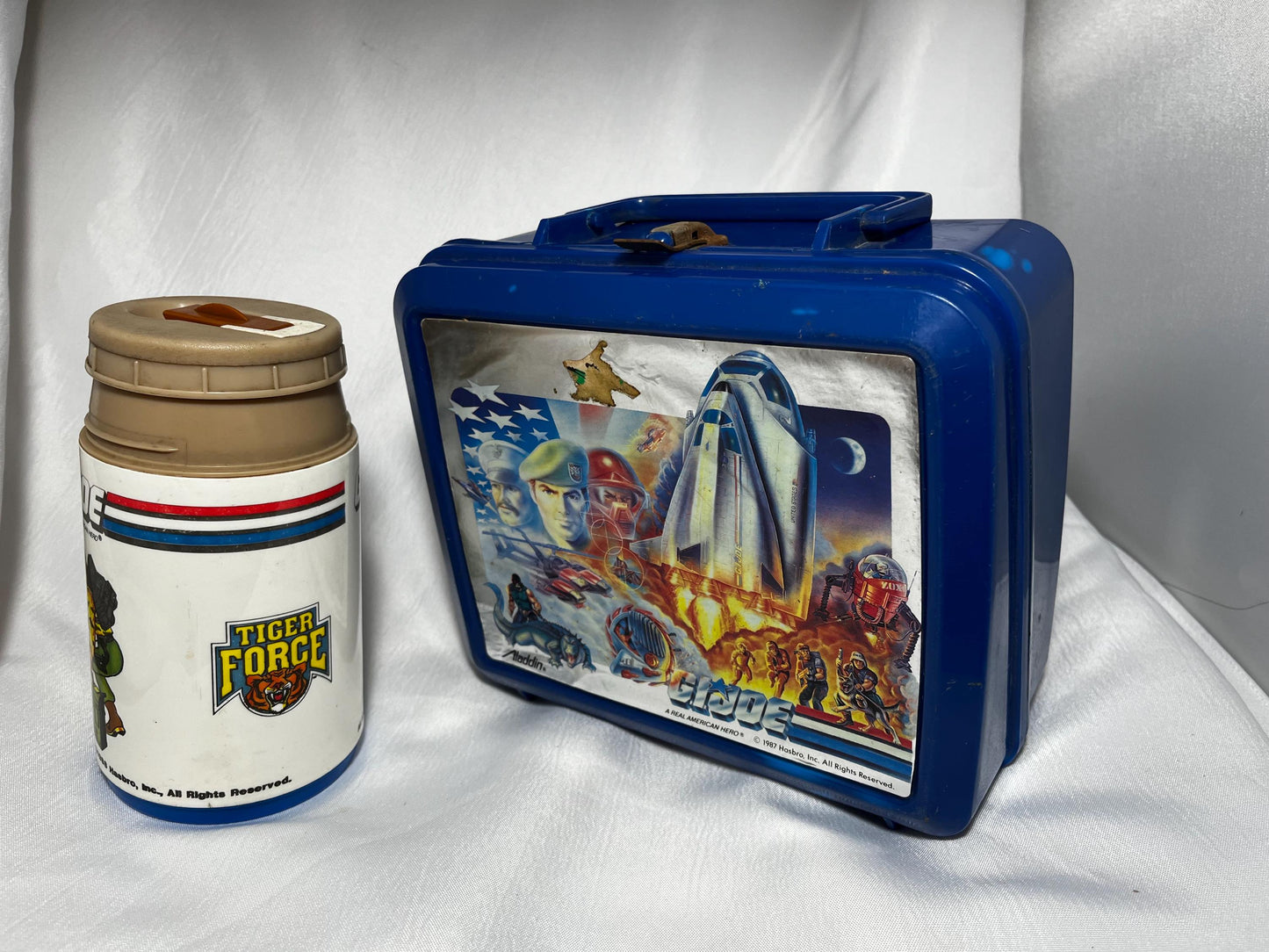 GI Joe Lunch Box Thermos, Retro 80s Nostalgia, Kids Lunchbox, Vintage Thermos, Collectible Gift