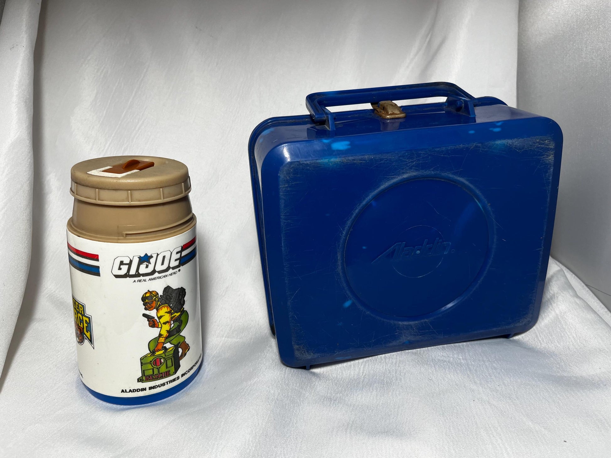 GI Joe Lunch Box Thermos, Retro 80s Nostalgia, Kids Lunchbox, Vintage Thermos, Collectible Gift