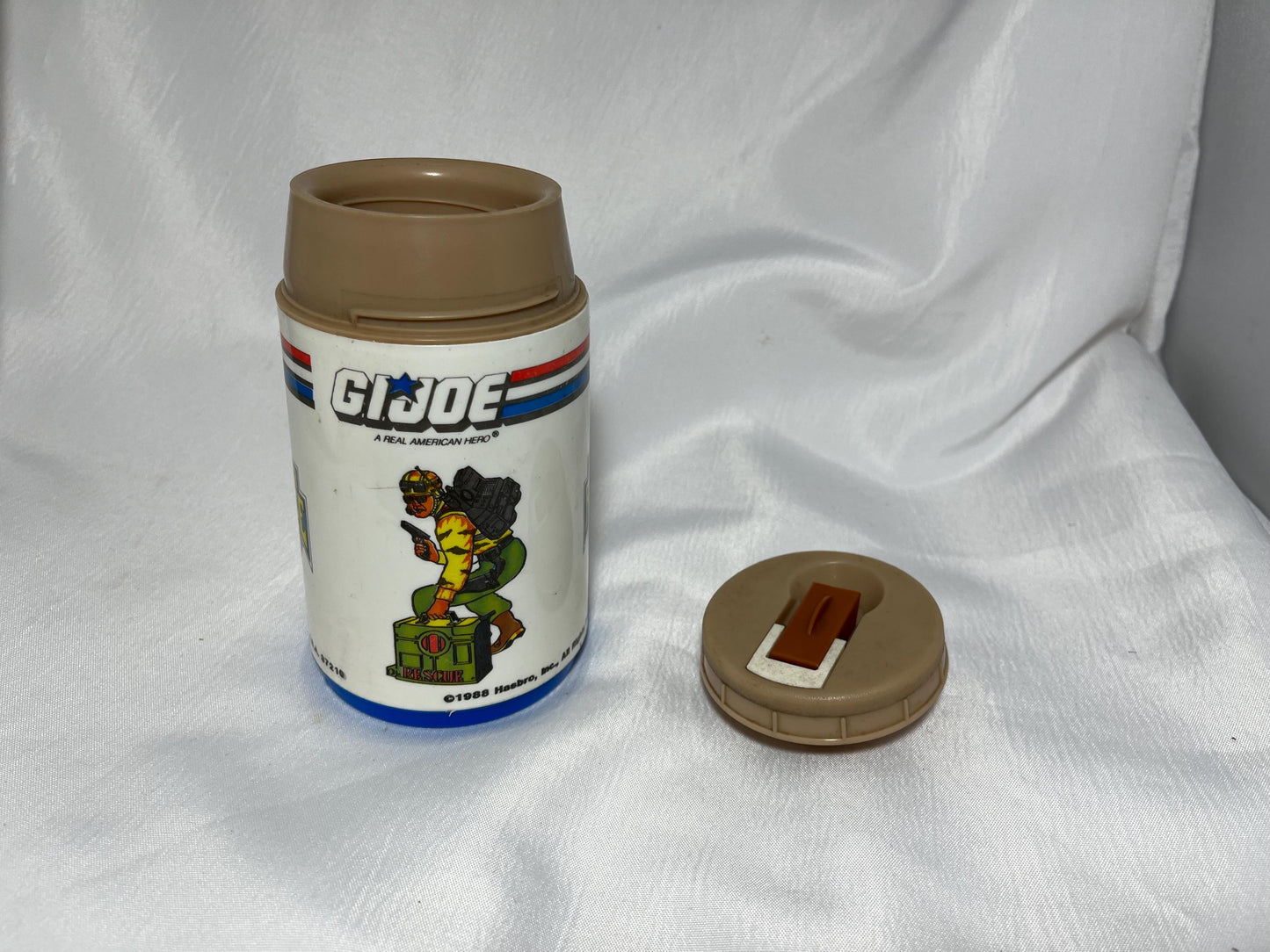 GI Joe Lunch Box Thermos, Retro 80s Nostalgia, Kids Lunchbox, Vintage Thermos, Collectible Gift