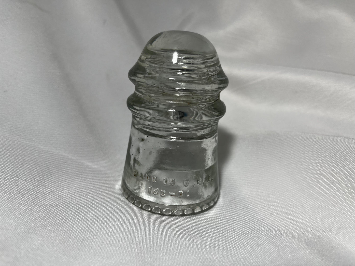 Antique Hemingray Glass Insulator No. 9 1893, Collectible Glassware, Vintage Hemingray Insulator, Authentic Decor Piece