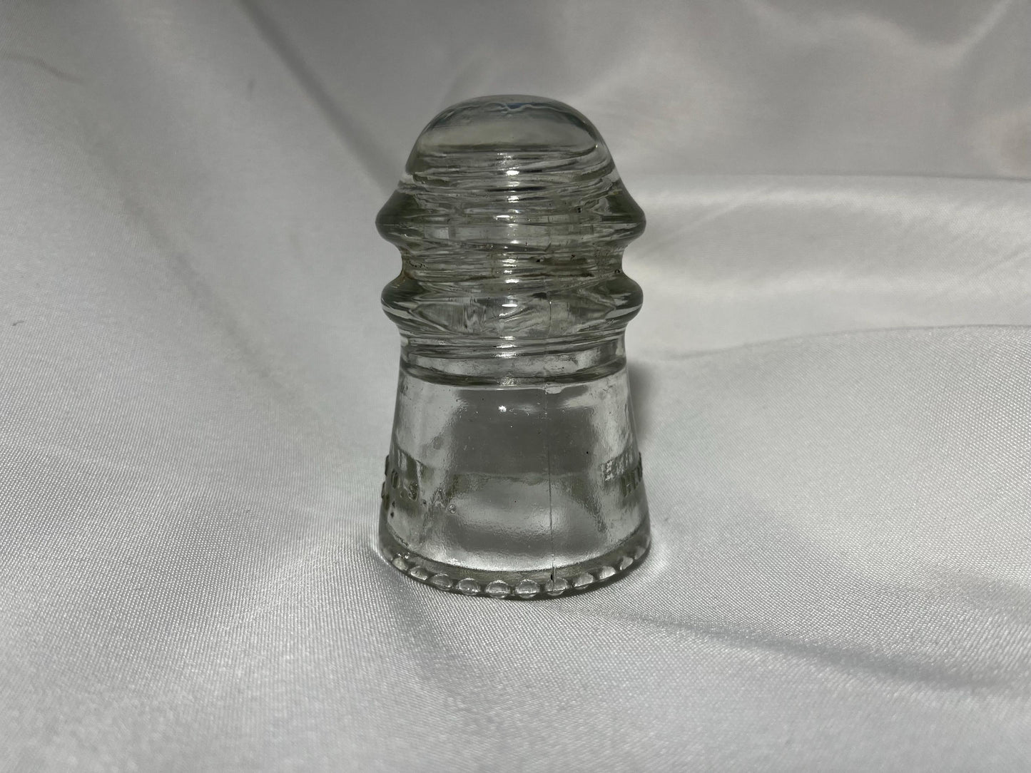 Antique Hemingray Glass Insulator No. 9 1893, Collectible Glassware, Vintage Hemingray Insulator, Authentic Decor Piece