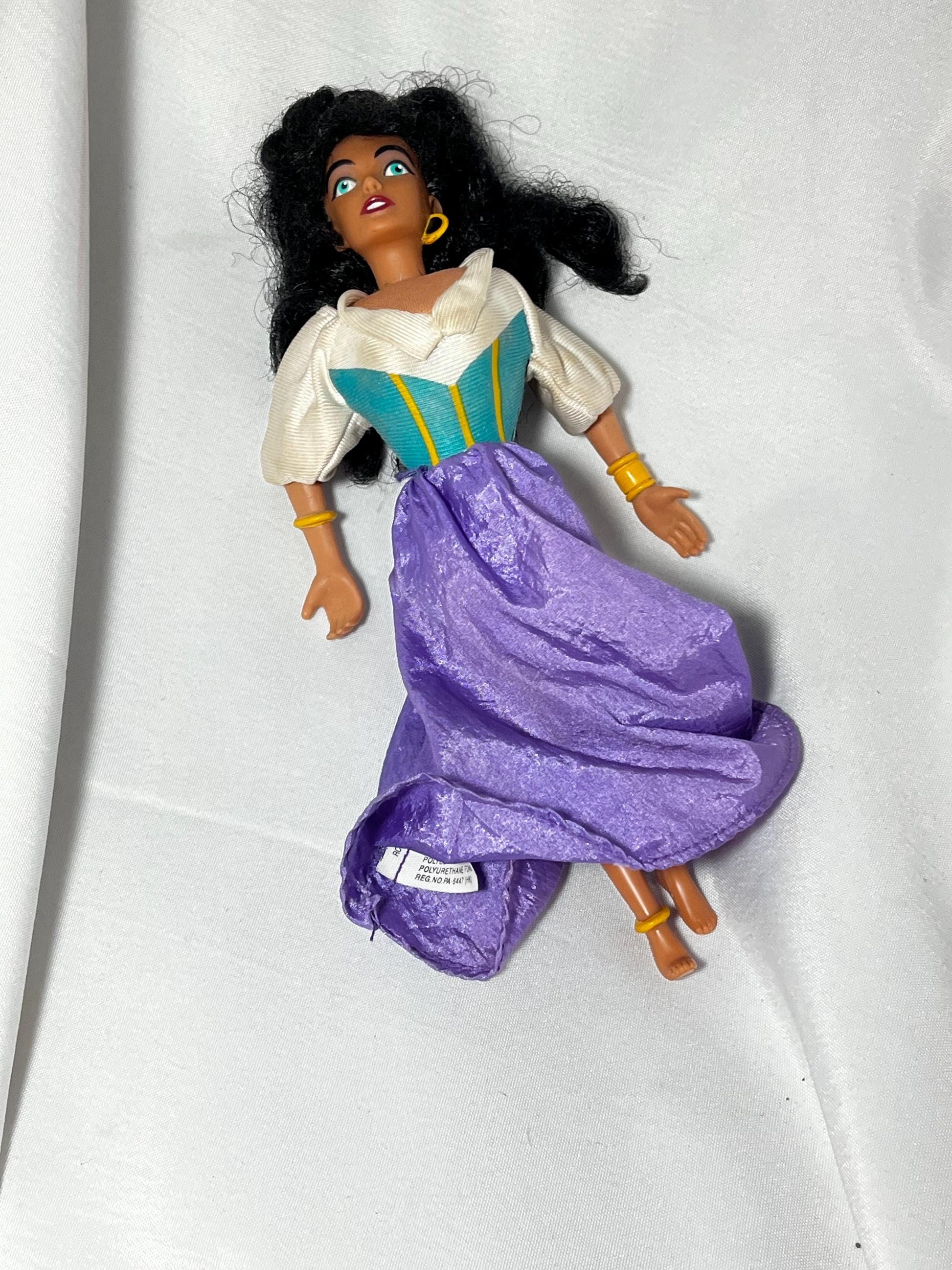 Disney Esmeralda Doll 1996, Hunchback of Notre Dame Movie Collectible, Vintage Disney Toy, 90s Film Memorabilia