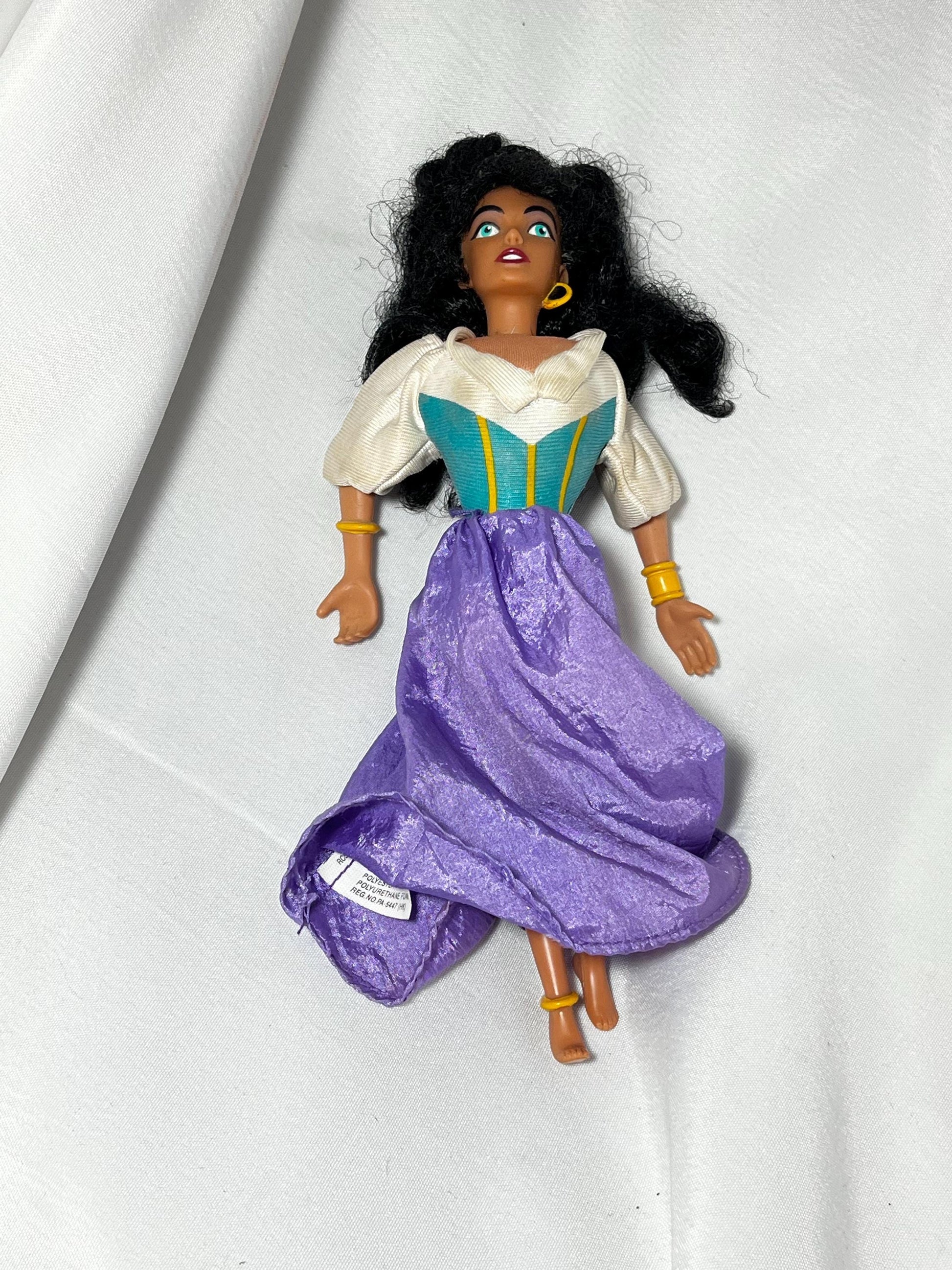 Disney Esmeralda Doll 1996, Hunchback of Notre Dame Movie Collectible, Vintage Disney Toy, 90s Film Memorabilia