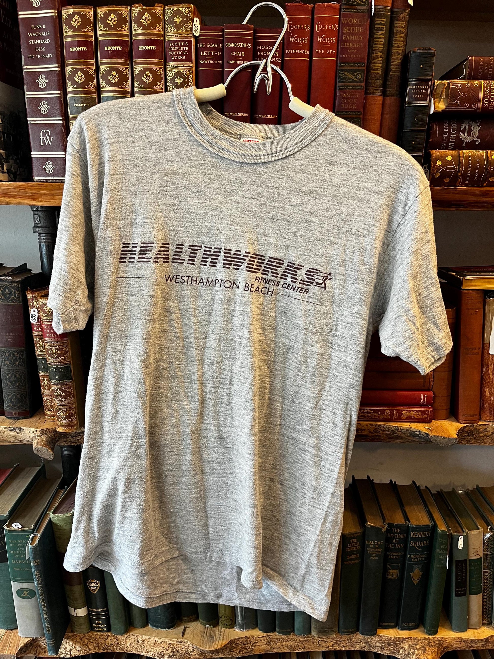 Healthworks Westhampton Beach Graphic Tee, Retro Workout Shirt, Gym T-shirt, Fitness Center Gift