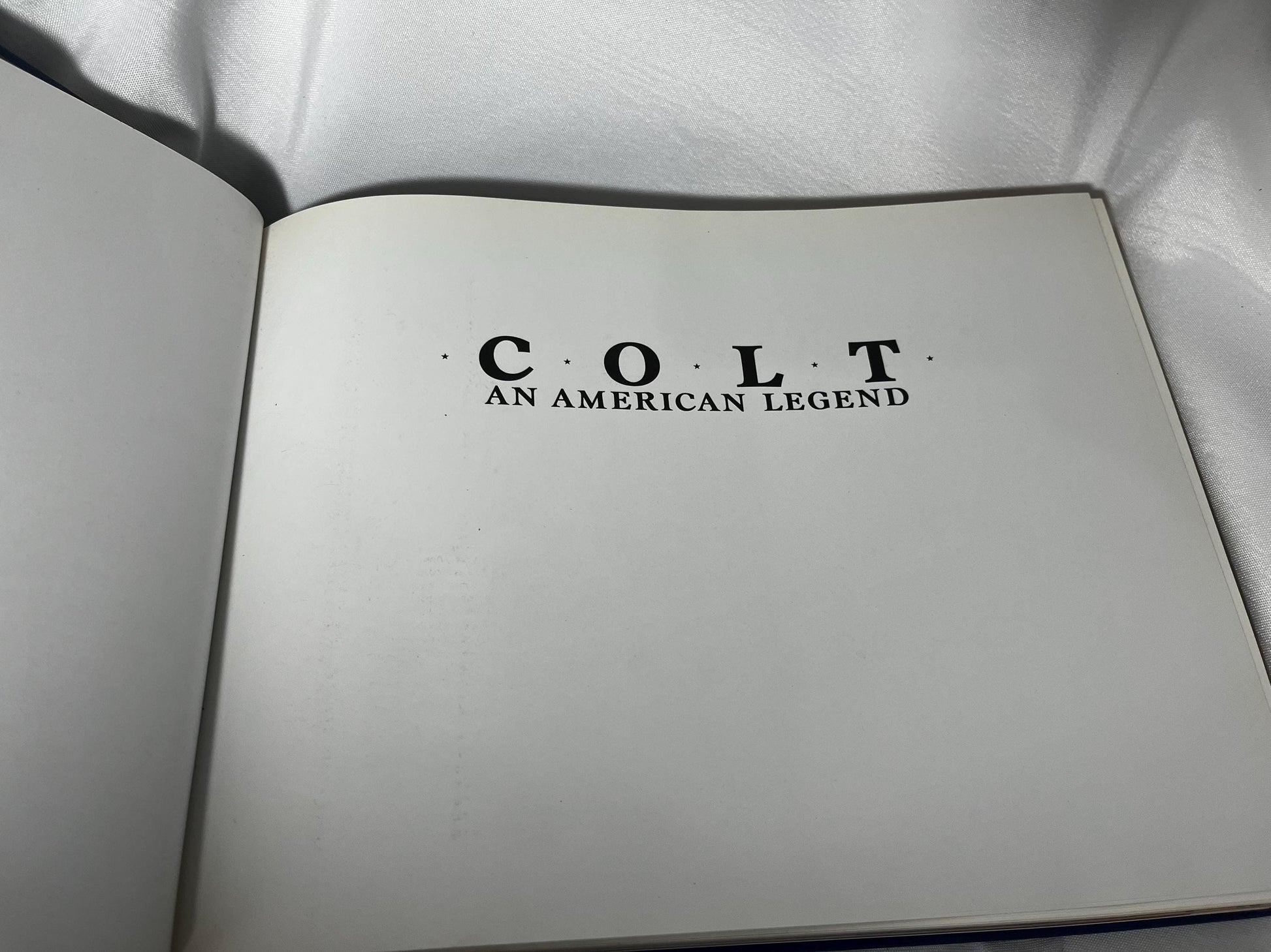 Colt: An American Legend Hardcover Coffee Table Book, R.L. Wilson 1985 Publication, Firearms History, Guns Collector Gift