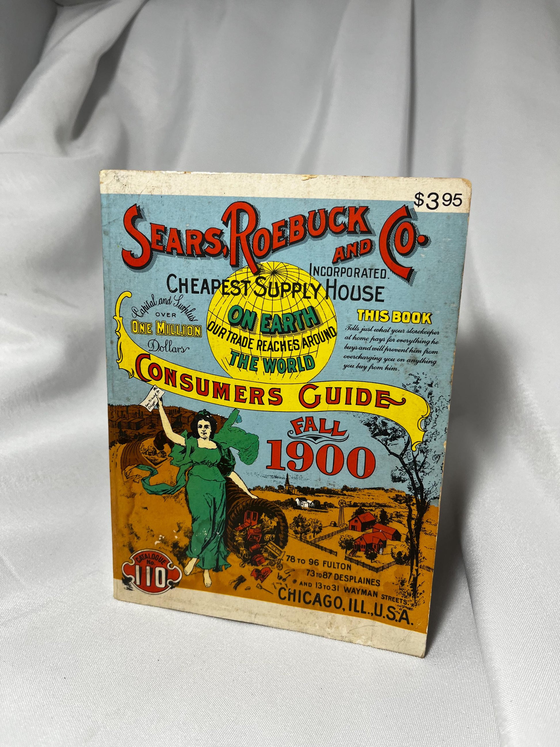 Sears and Roebuck Fall 1900 Catalogue Reproduction, Vintage Department Store Publication, Early 20th Century Repro, 1970 Print