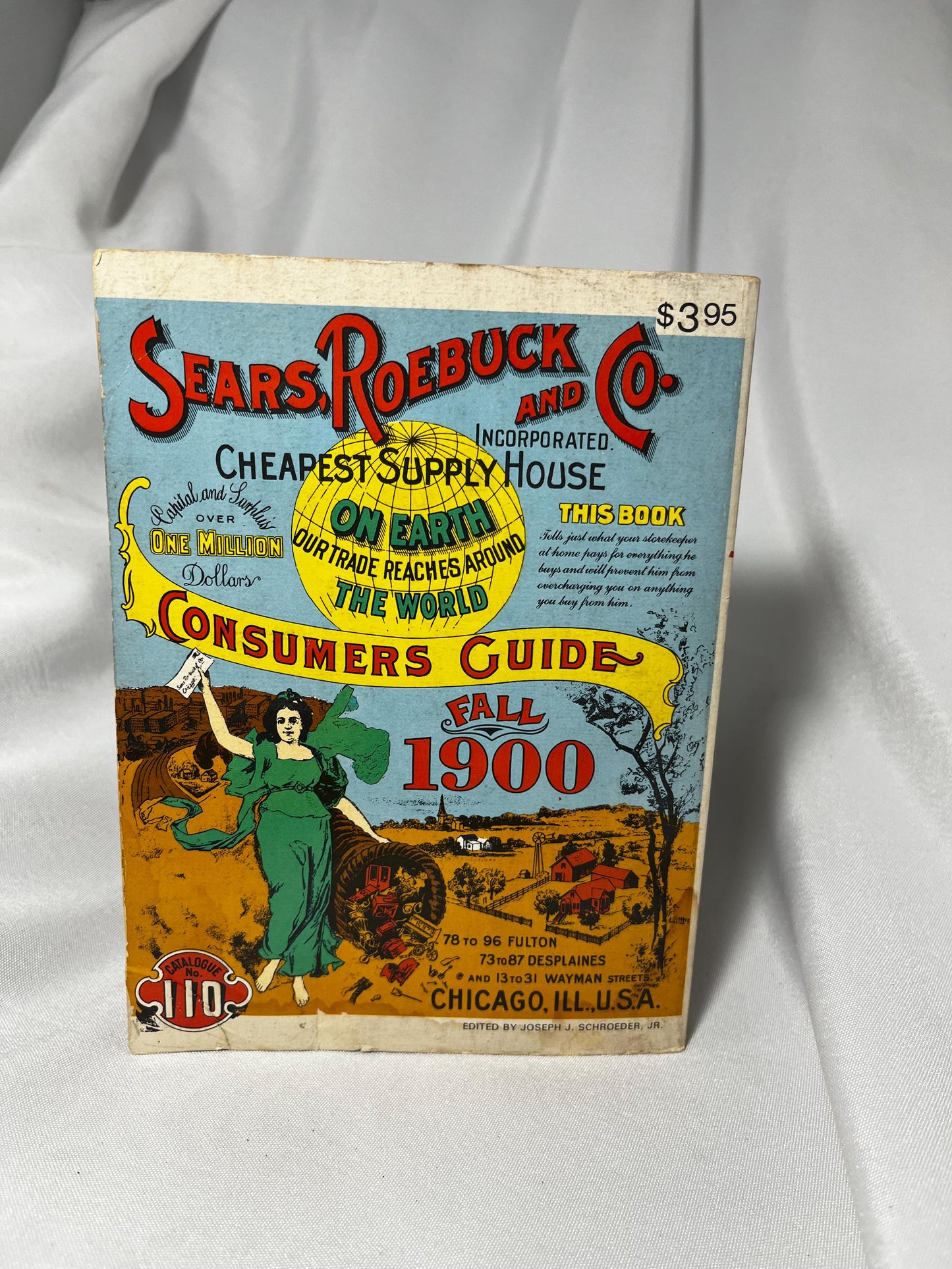 Sears and Roebuck Fall 1900 Catalogue Reproduction, Vintage Department Store Publication, Early 20th Century Repro, 1970 Print