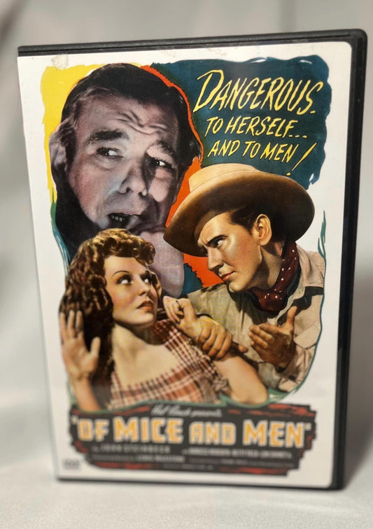 Of Mice and Men 1939 DVD Lon Chaney Jr. Burgess Meredith Betty Field Classic Cinema Film