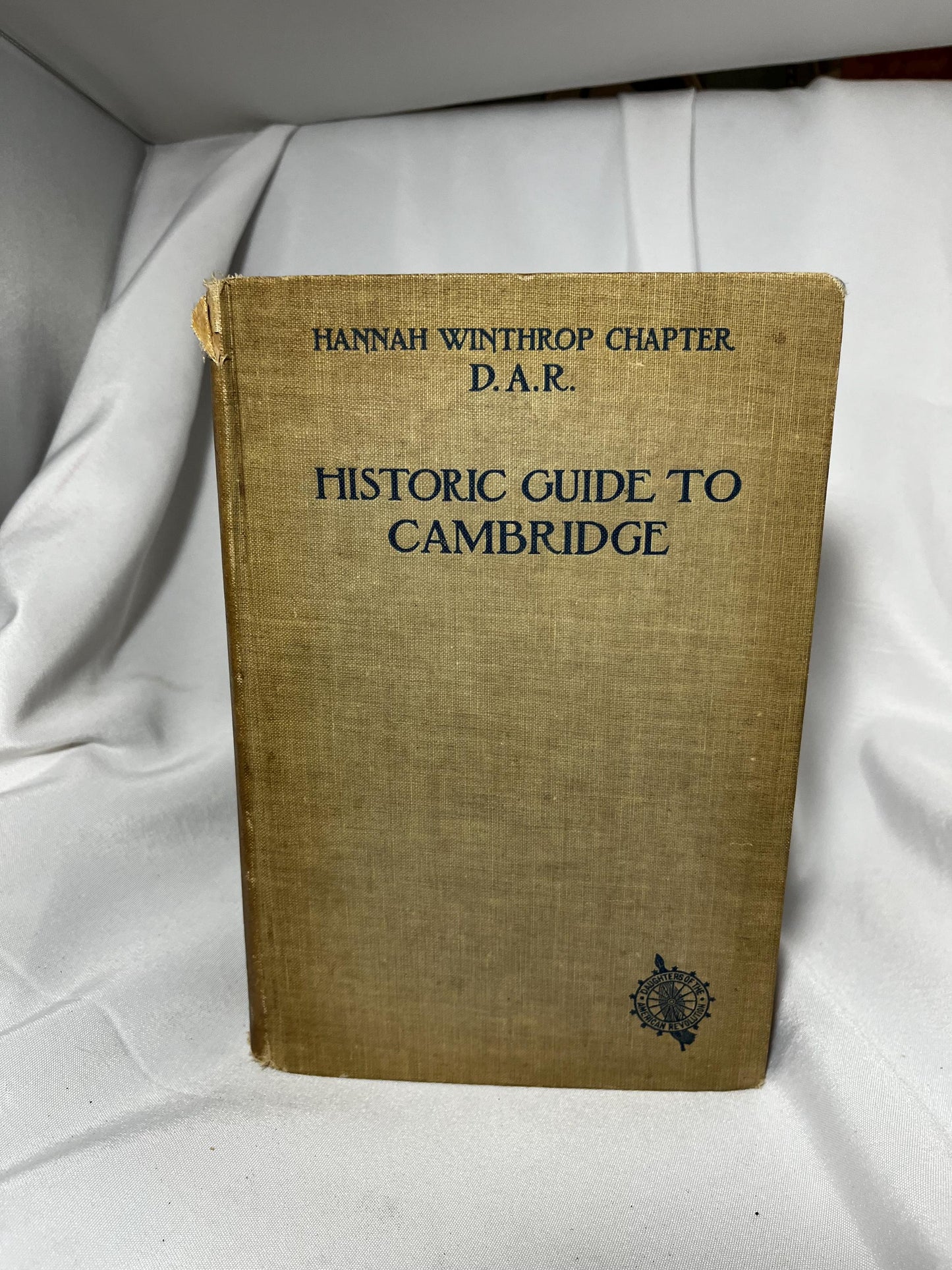 Antique Historic Guide to Cambridge Hardcover 1907, Daughters of the American Revolution