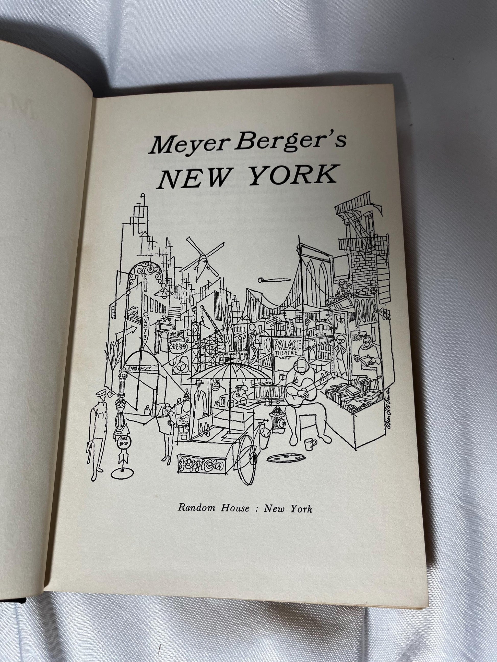 Meyer Berger's New York Hardcover First Edition - Reporter Memoir by New York Times Journalist - Vintage Book Gift