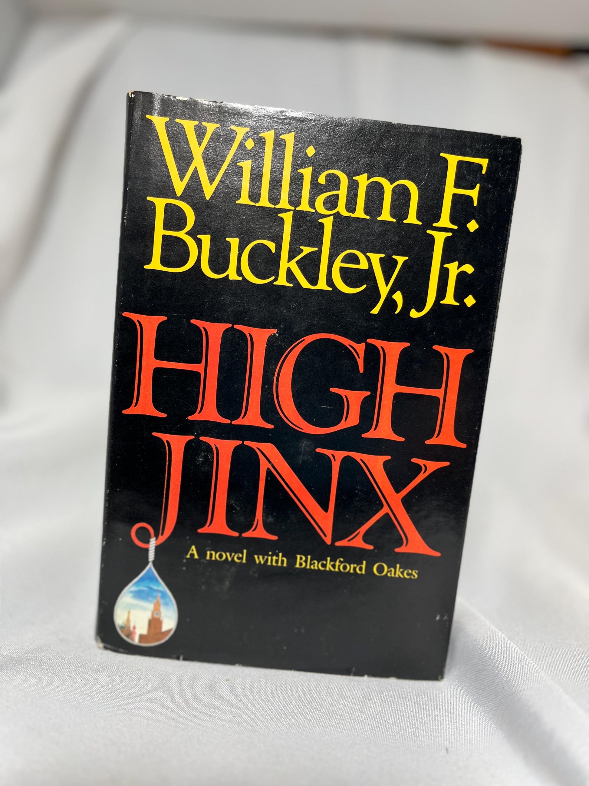 Vintage Novel High Jinx by William F. Buckley, Jr. Hardcover First Edition, Crime Story Hardcover 1986