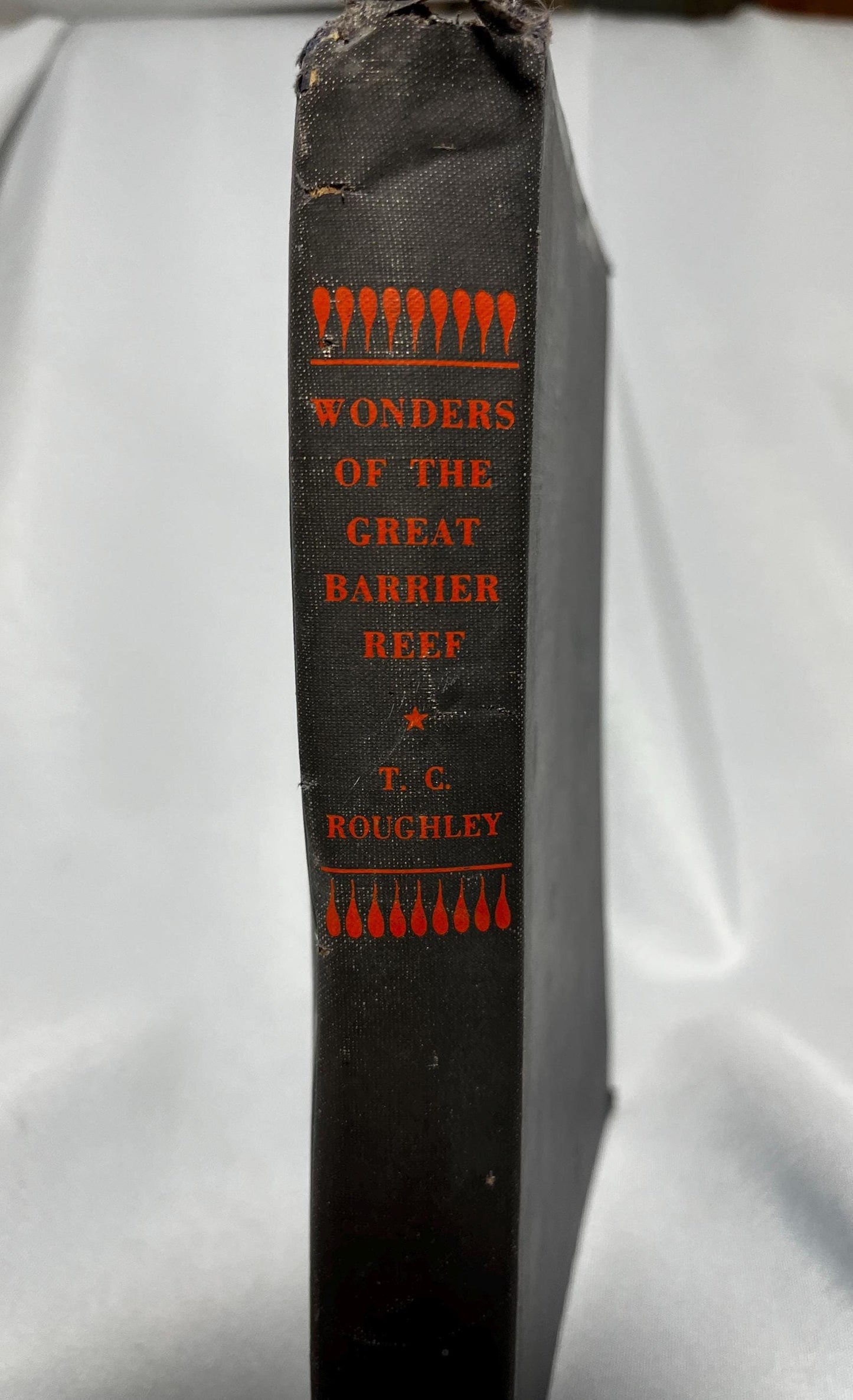 Vintage Wonders of the Great Barrier Reef Book, TC Roughley 1947 First Edition, Hardcover Marine Biology Australia