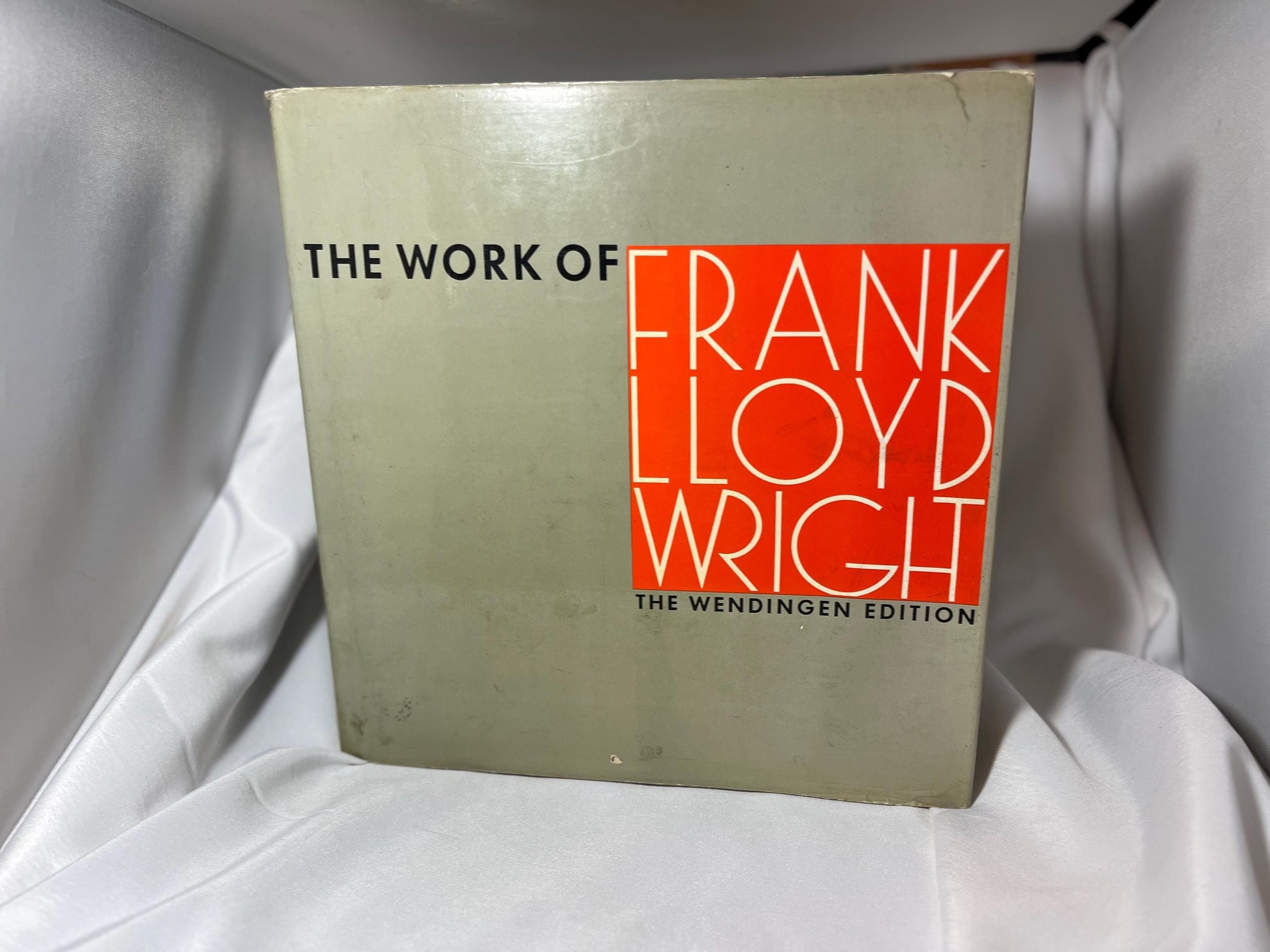 Work of Frank Lloyd Wright Wendingen Edition Hardcover, 1965 Reprint, Architecture Book, Early 20th Century