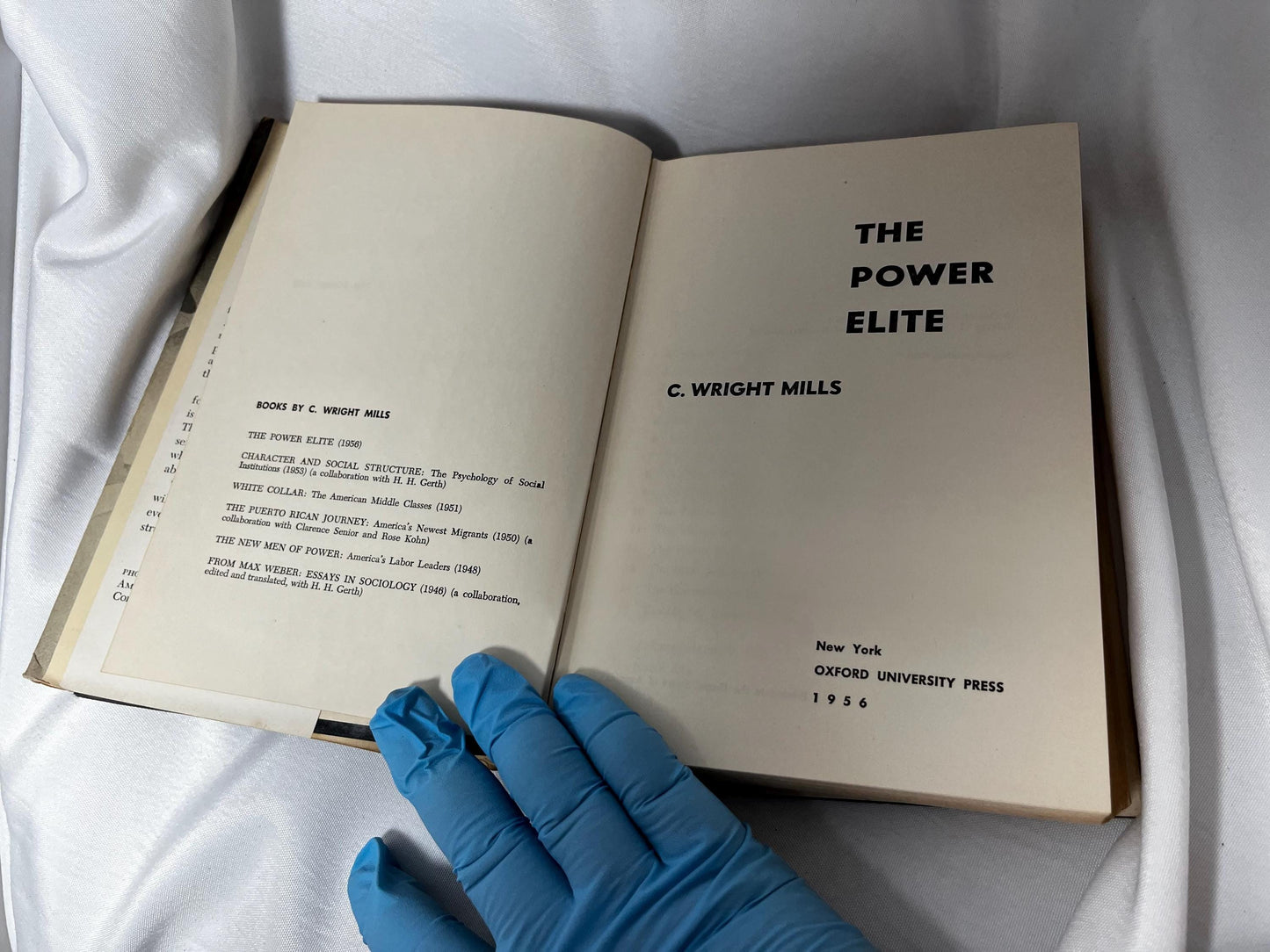 The Power Elite C. Wright Mills First Edition Hardcover 1956, Philosophy Political Commentary