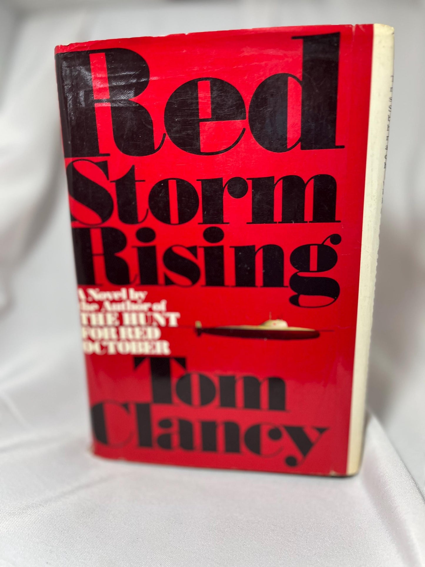 Red Storm Rising Hardcover Novel by Tom Clancy, First Edition 1986, Fiction Book, Classic