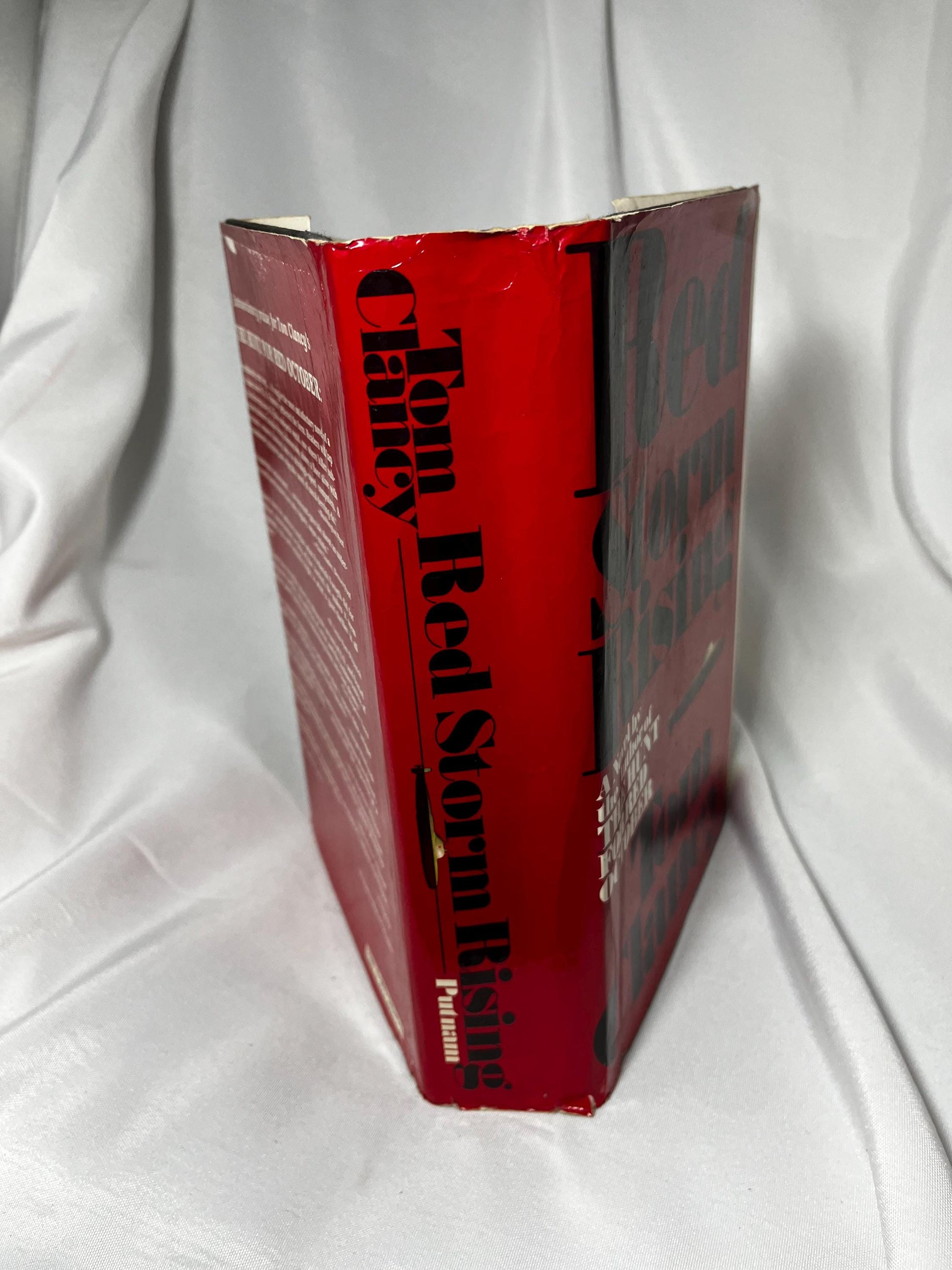 Red Storm Rising Hardcover Novel by Tom Clancy, First Edition 1986, Fiction Book, Classic