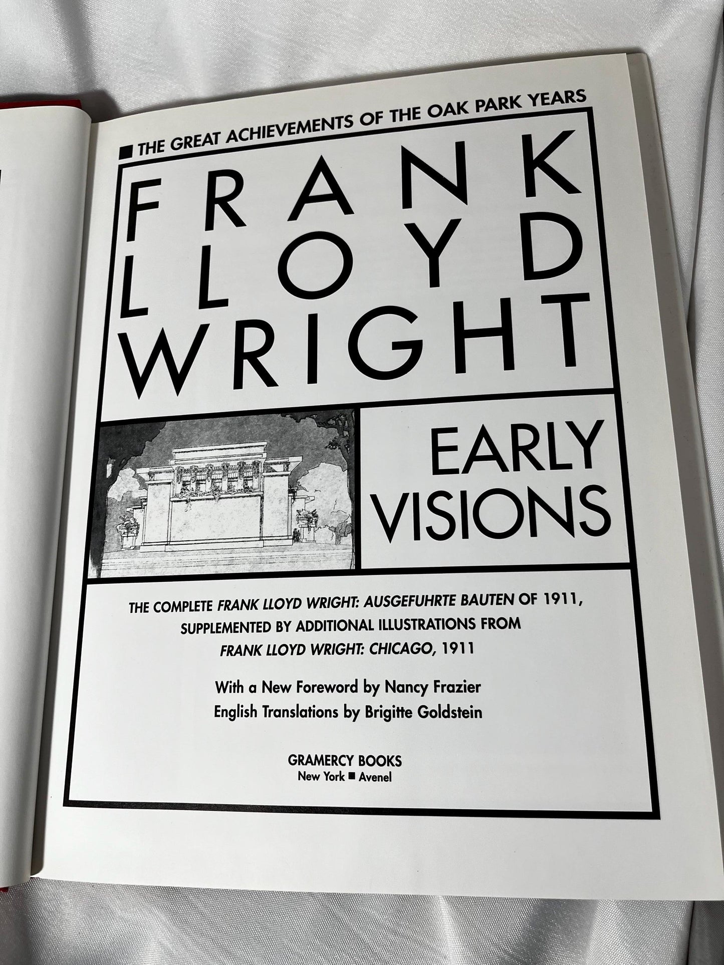 Early Visions of Frank Lloyd Wright, Oak Park Architecture Book