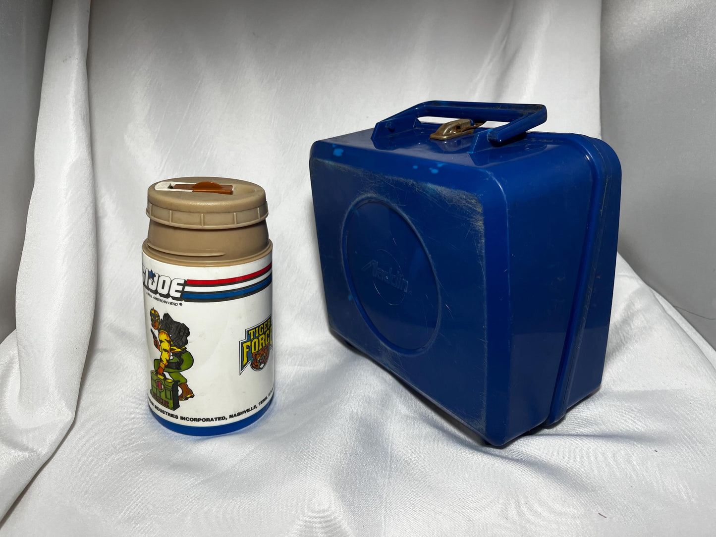 GI Joe Lunch Box Thermos, Retro 80s Nostalgia, Kids Lunchbox, Vintage Thermos, Collectible Gift