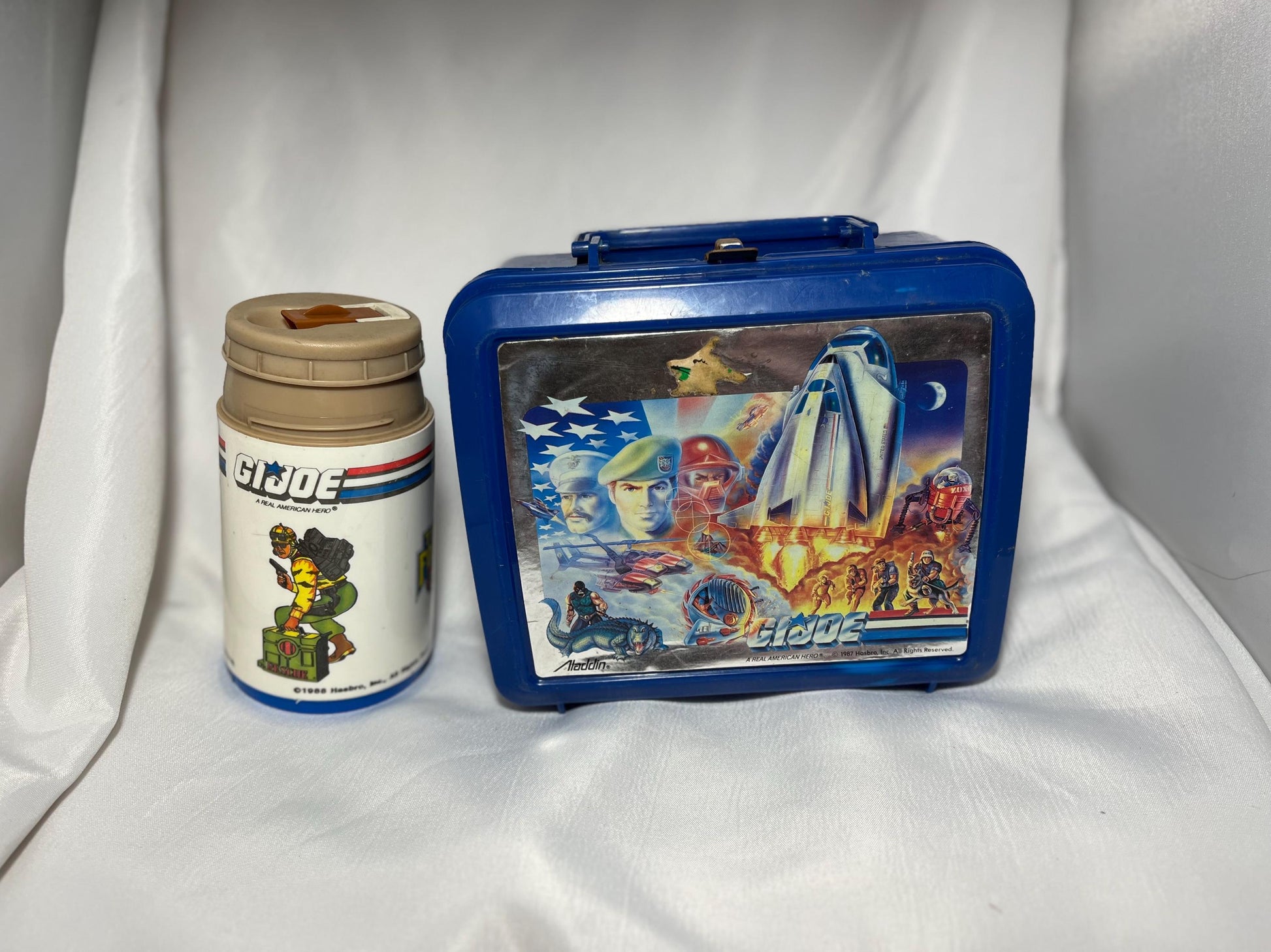 GI Joe Lunch Box Thermos, Retro 80s Nostalgia, Kids Lunchbox, Vintage Thermos, Collectible Gift