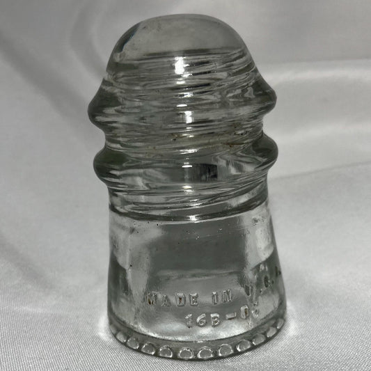 Antique Hemingray Glass Insulator No. 9 1893, Collectible Glassware, Vintage Hemingray Insulator, Authentic Decor Piece