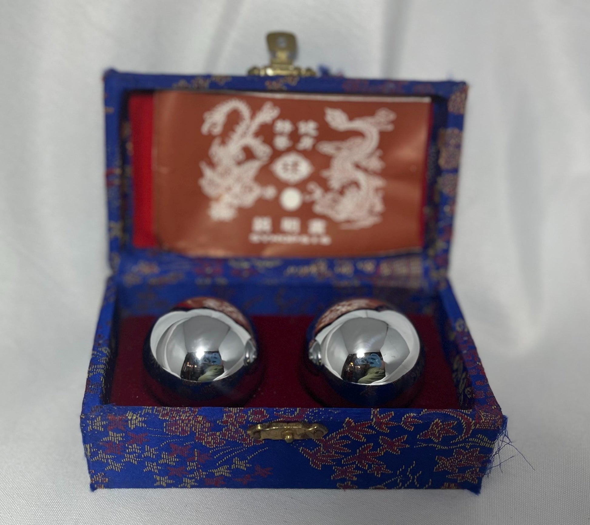 Iron Healing Orbs, Roaring Dragon Singing Phoenix Special Art, Chinese Energy Balls, Feng Shui Decor, Meditation Gift