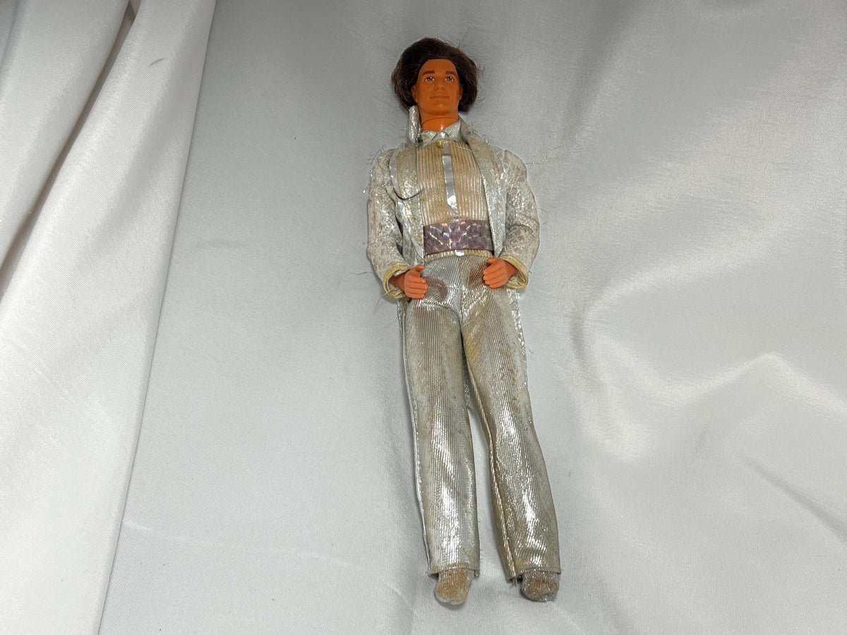 Brunette Jewel Secrets Ken Doll 1986, 11 Inches, Mattel Barbie, Vintage Retro Toy, Collectible Doll