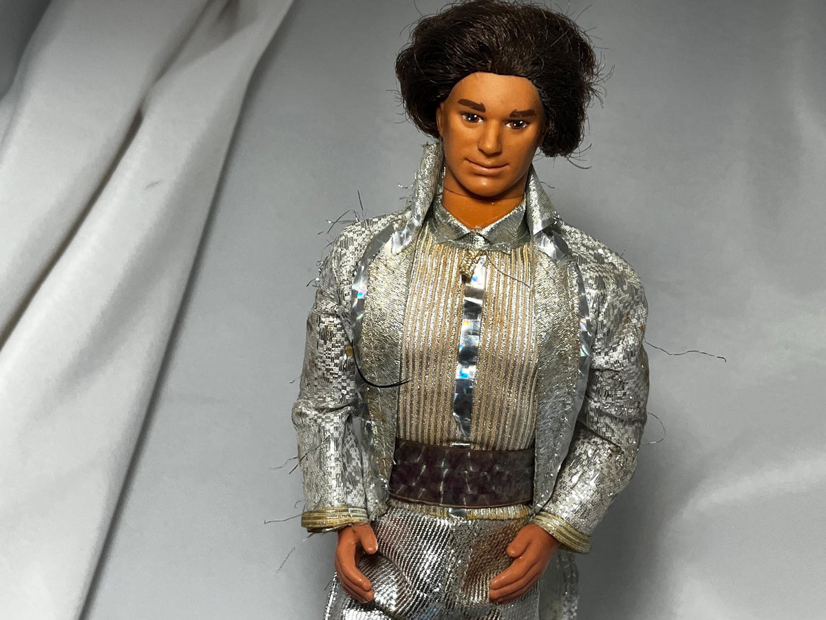 Brunette Jewel Secrets Ken Doll 1986, 11 Inches, Mattel Barbie, Vintage Retro Toy, Collectible Doll