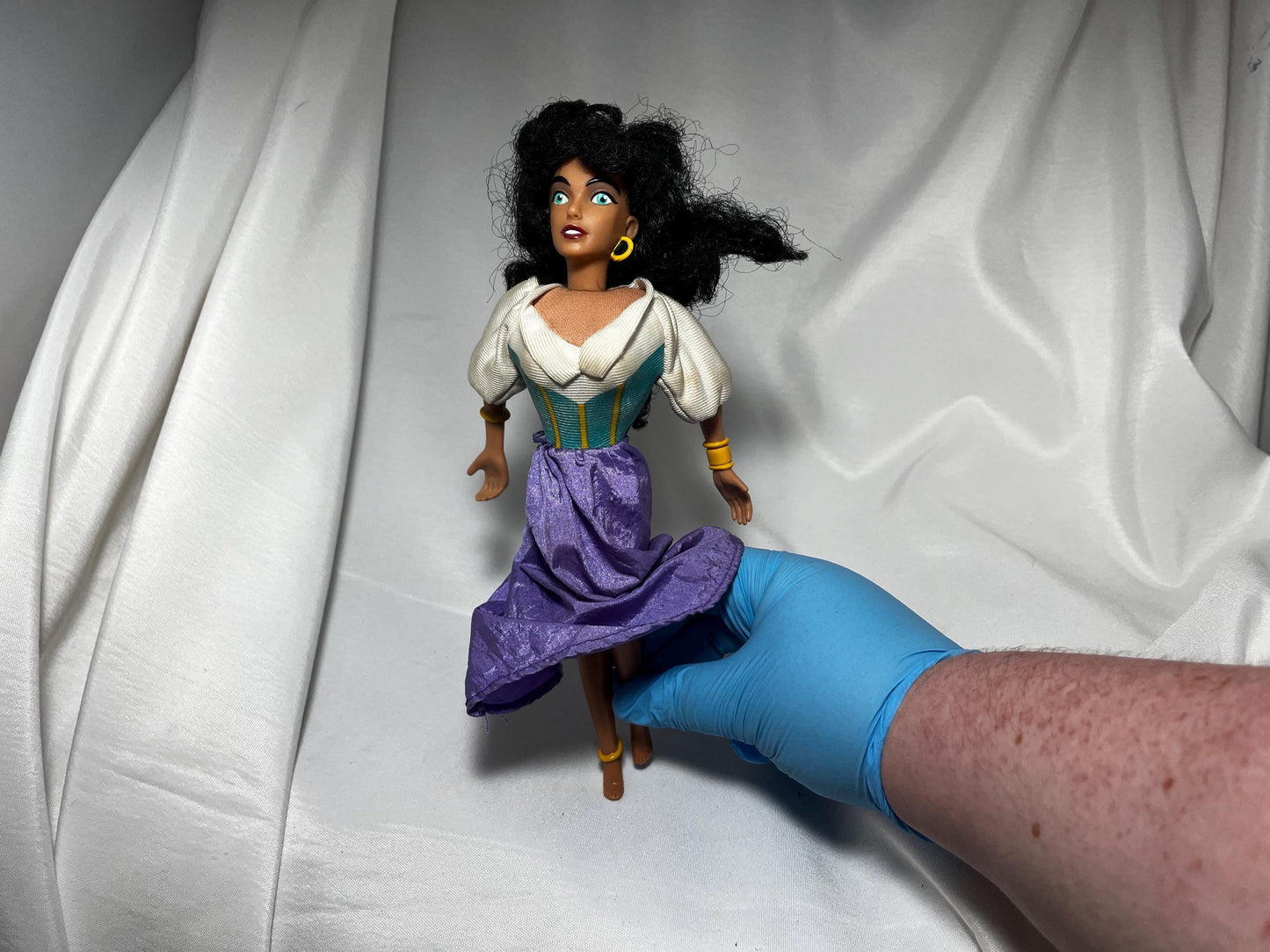 Disney Esmeralda Doll 1996, Hunchback of Notre Dame Movie Collectible, Vintage Disney Toy, 90s Film Memorabilia