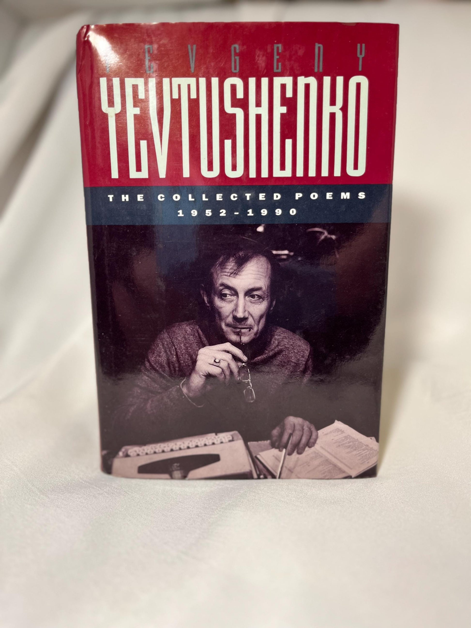 SIGNED Yevgeny Yevtushenko Poetry Book, Hardcover First Edition, Russian Literature Gift, 1991 Collector's Edition