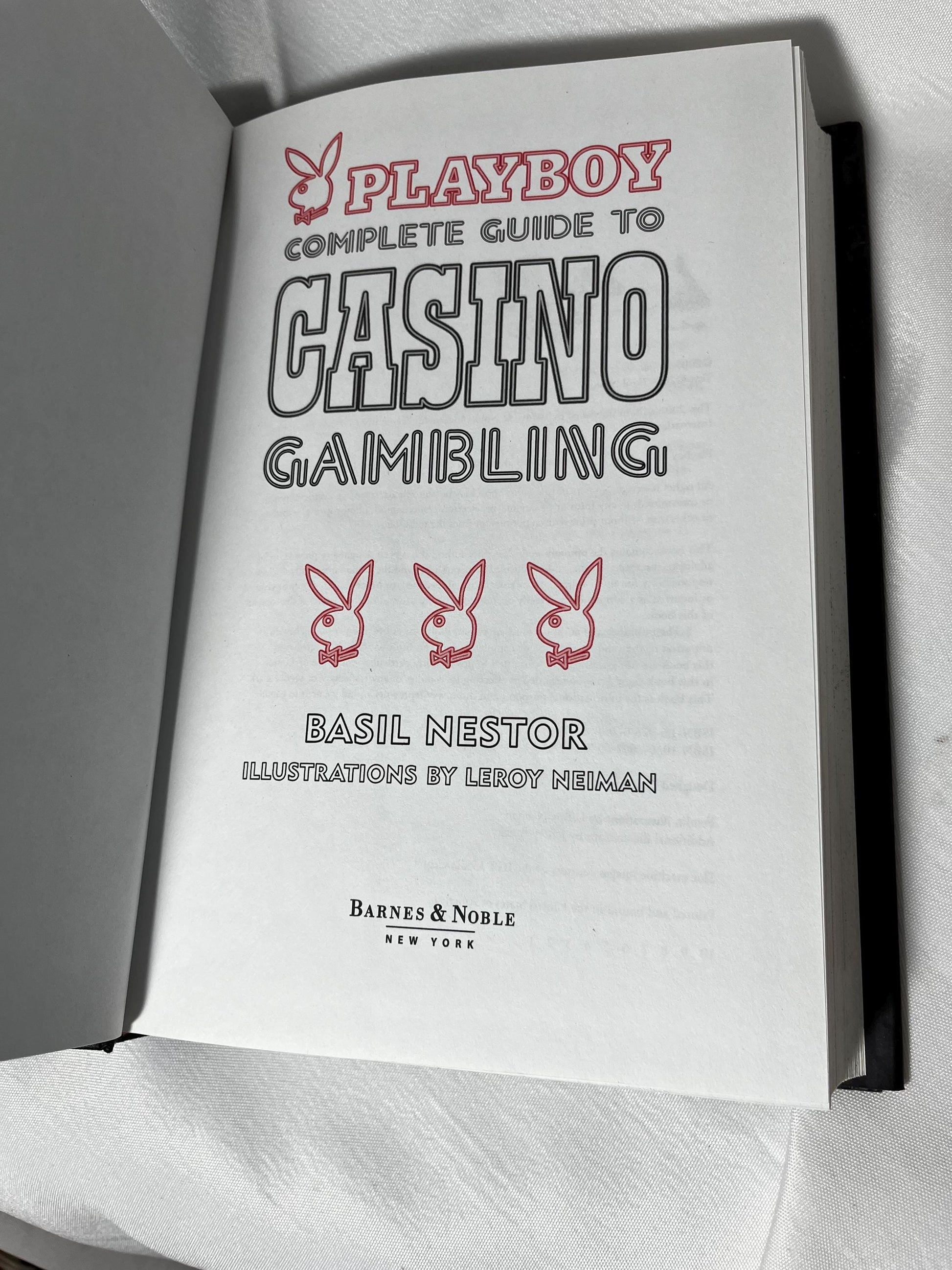 Playboy Guide to Casino Gambling by Basil Nestor, 2006 First Edition, Hardcover Book, Gambling How-To Resource
