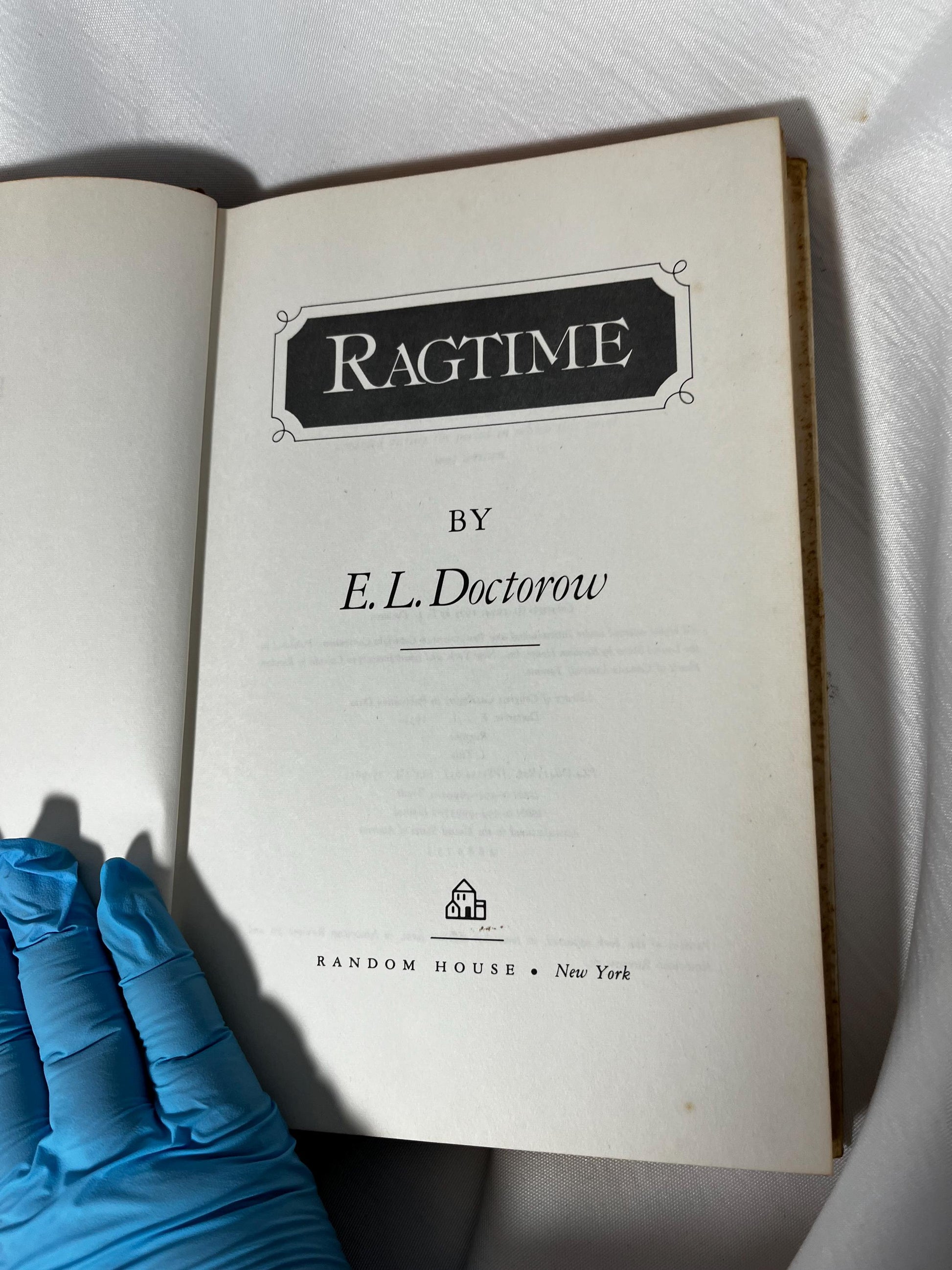 Rare "Ragtime" by E.L. Doctorow 1975 First Edition Hardcover, Historical Novel, Classic Fiction