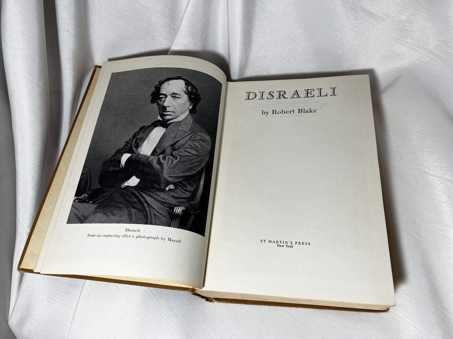 Disraeli Biography by Robert Blake 1967 Hardcover, British History Book, Benjamin Disraeli, Fourth Printing