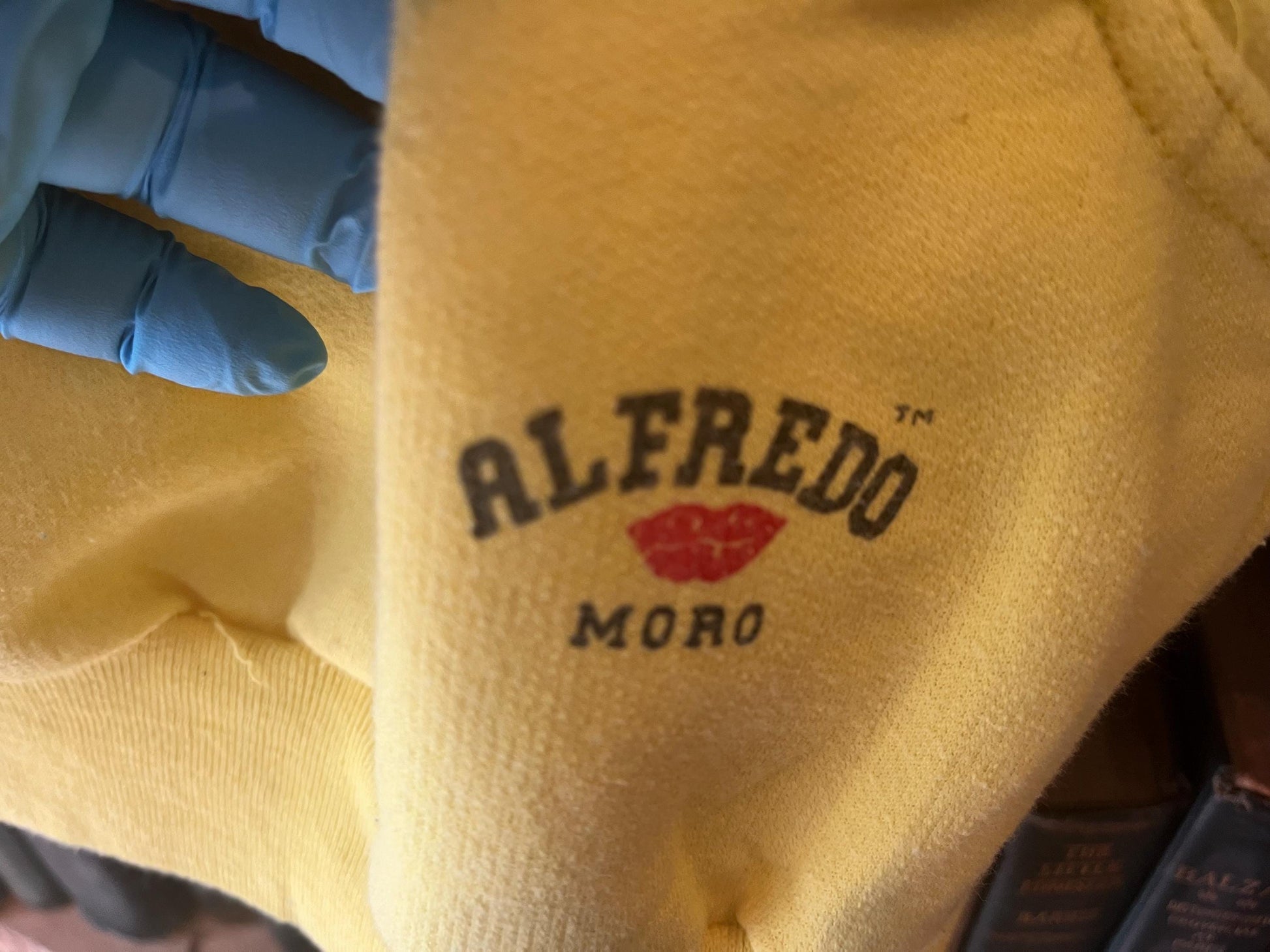 Vintage Alfredo Moro Sweatshirt Tee, 80s Fashion Shoulder Pads, Pockets, Retro Shirt