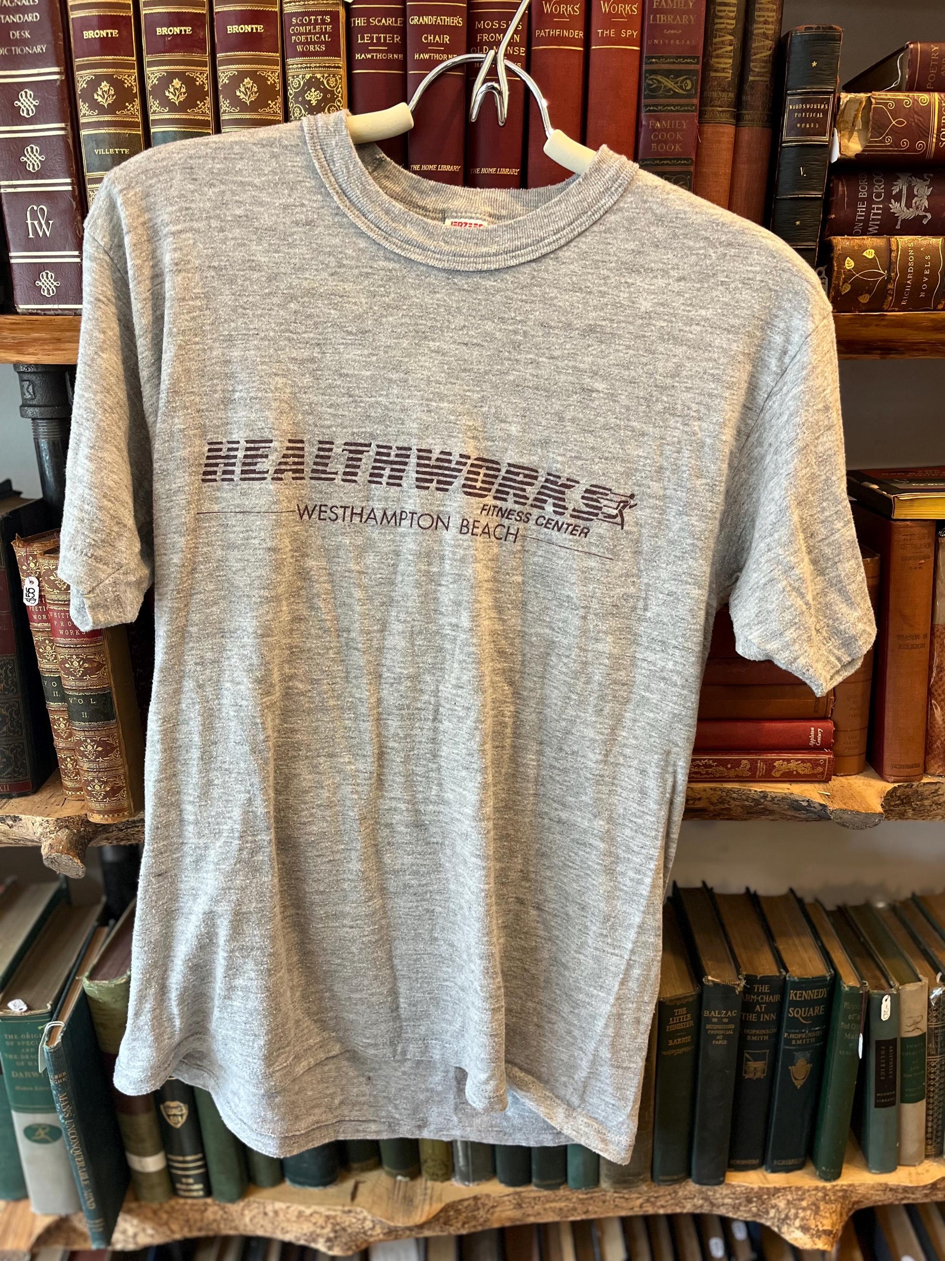 Healthworks Westhampton Beach Graphic Tee, Retro Workout Shirt, Gym T-shirt, Fitness Center Gift