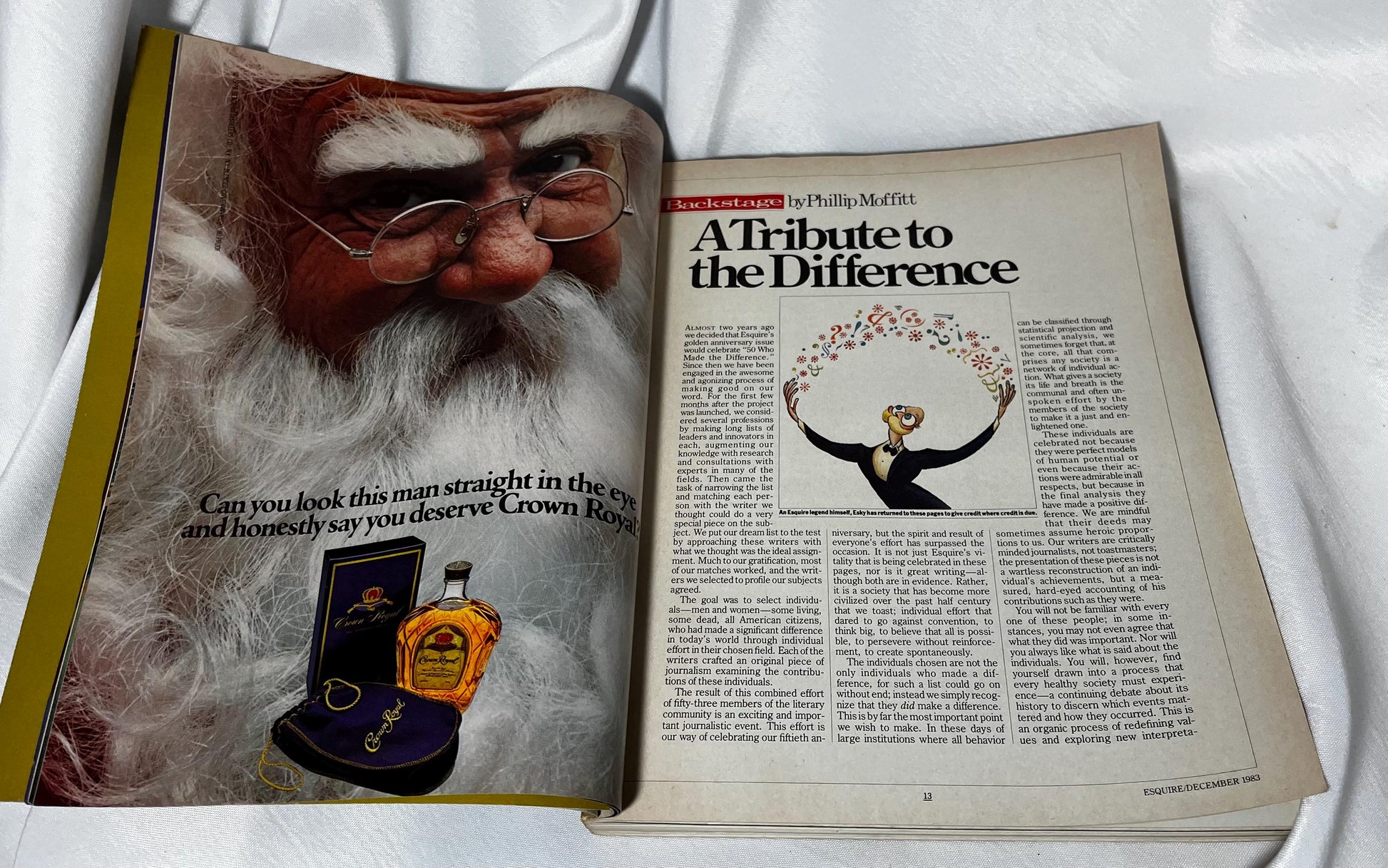 Esquire Golden Anniversary Collector's Issue Dec 1983, Vintage Magazine, Vol. 100, No. 6