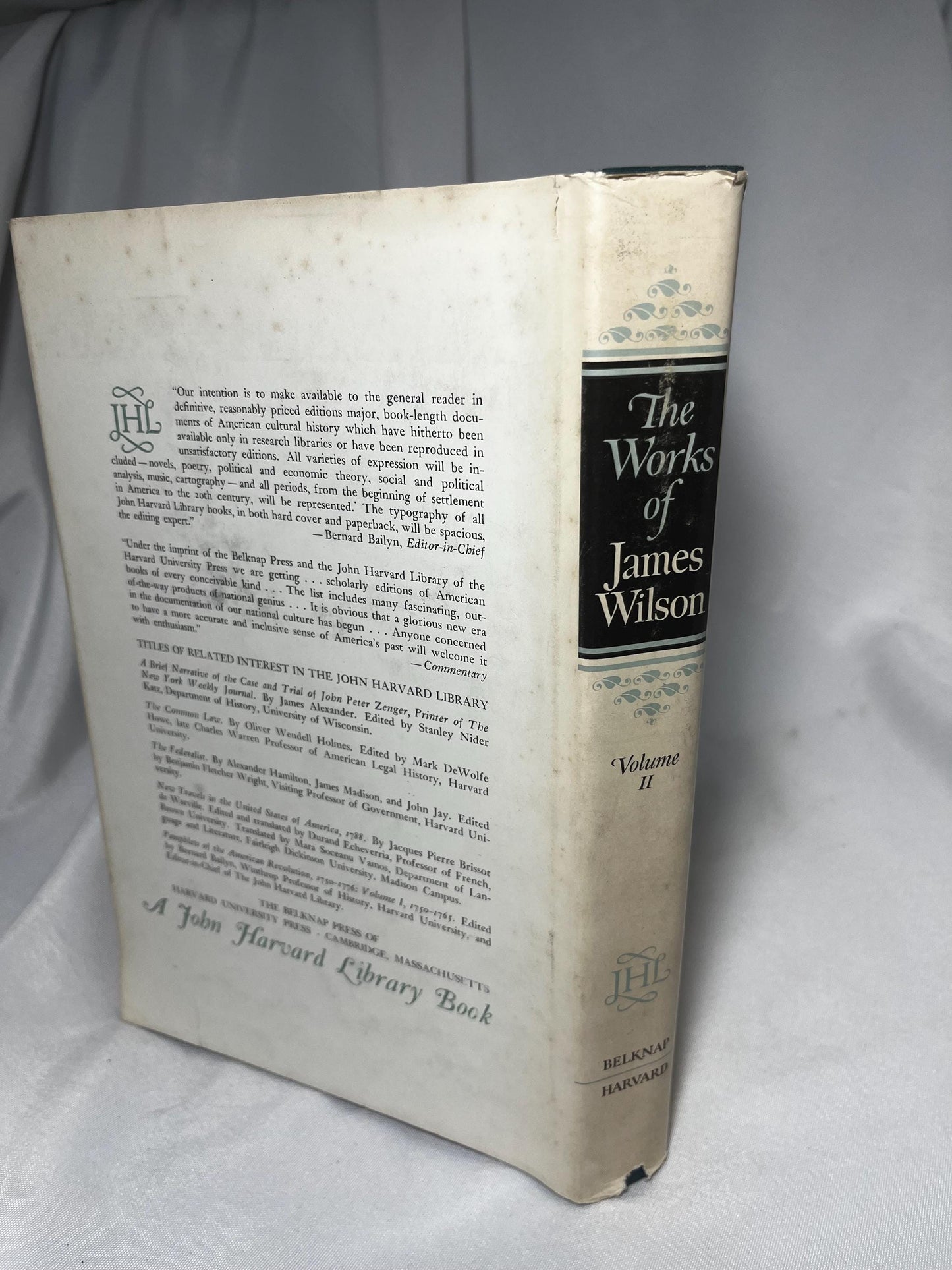 James Wilson Collected Works Book Set, Vol. 1 and 2, 1967 First Edition, Robert Green McCloskey