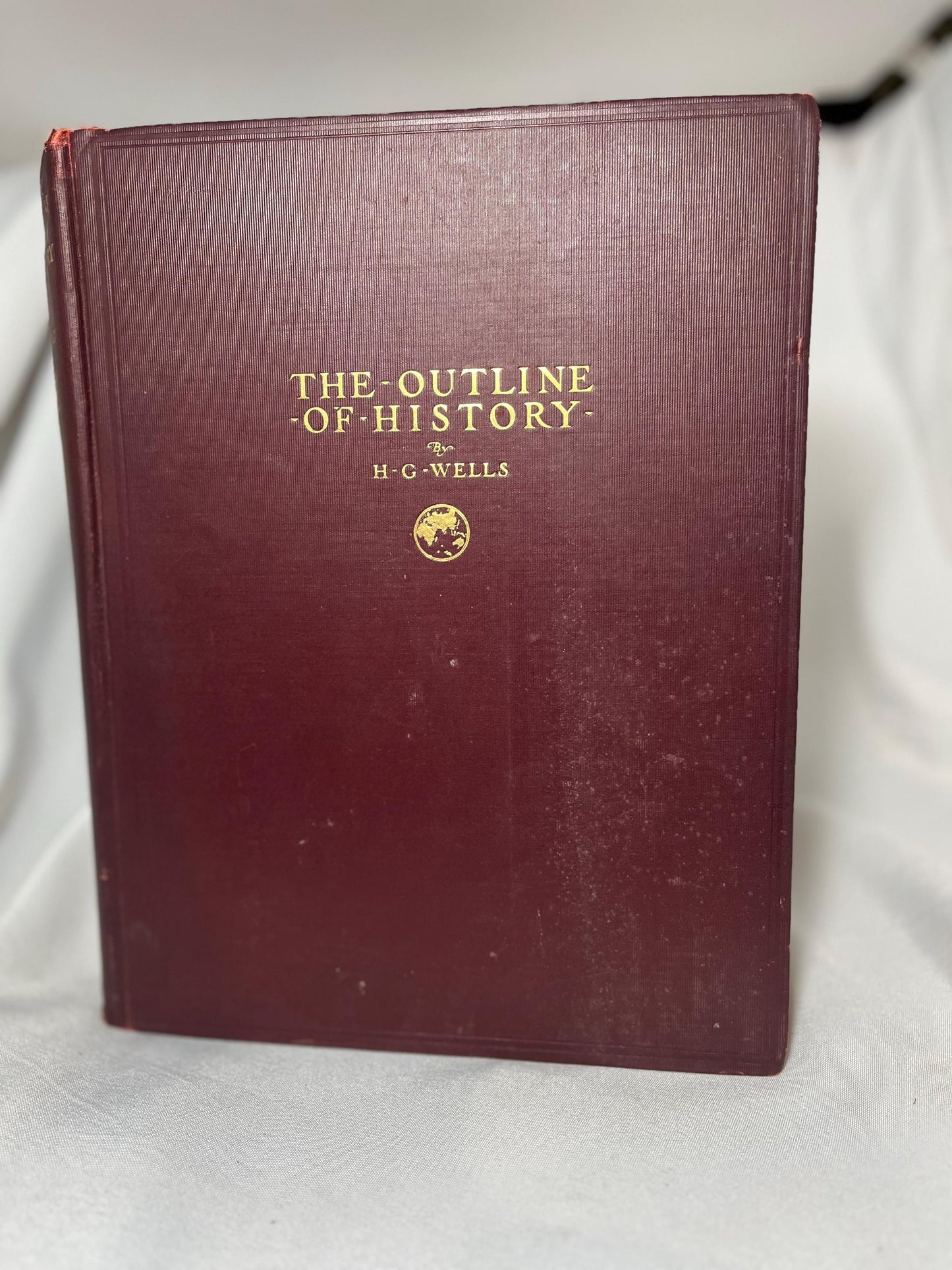 H.G. Wells History Book Set, The Outline of History Volumes I & II, 1926 Hardcover Edition