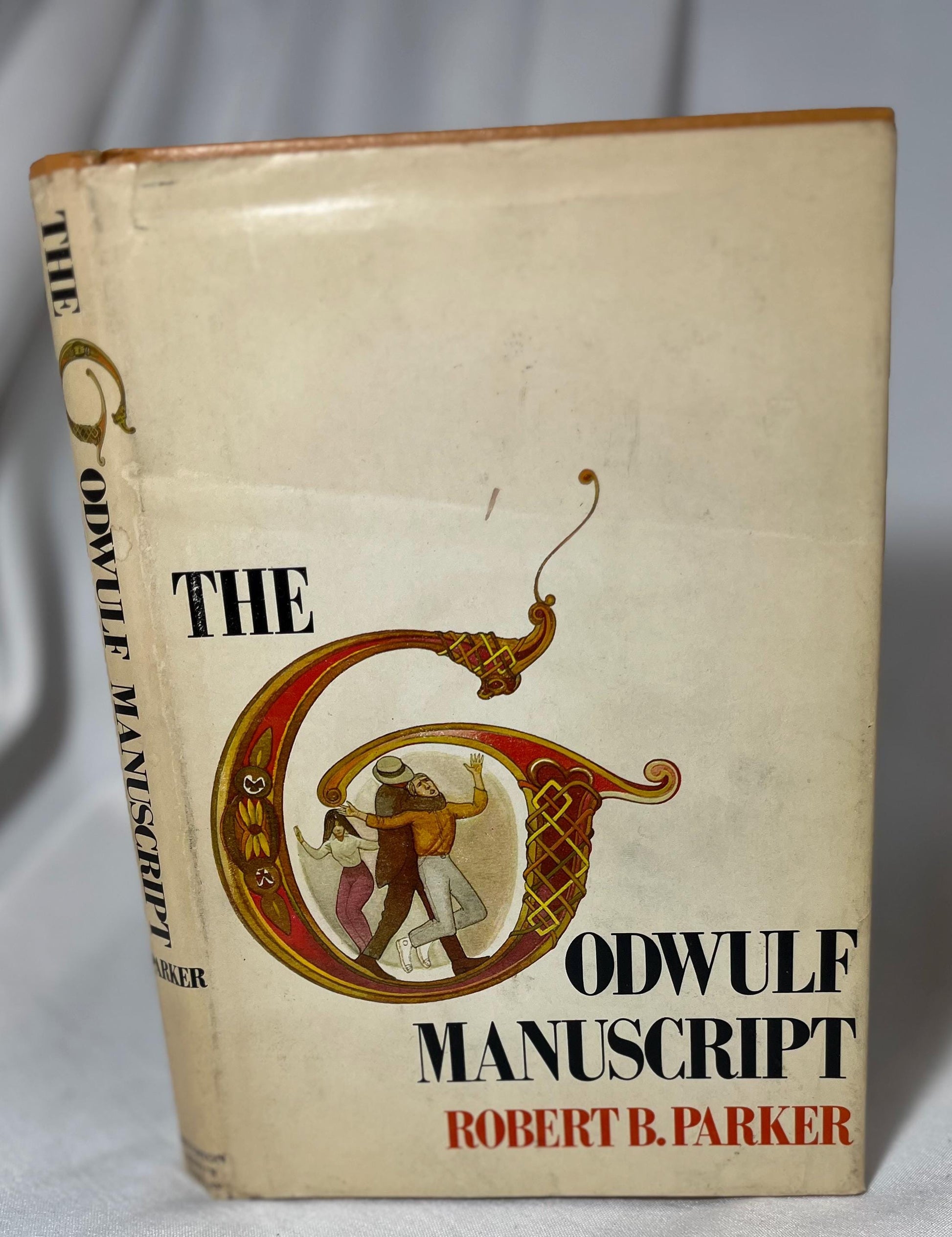 RARE "The Godwulf Manuscript" Robert B. Parker Hardcover 1973 First Edition, Crime Novel Fiction Book