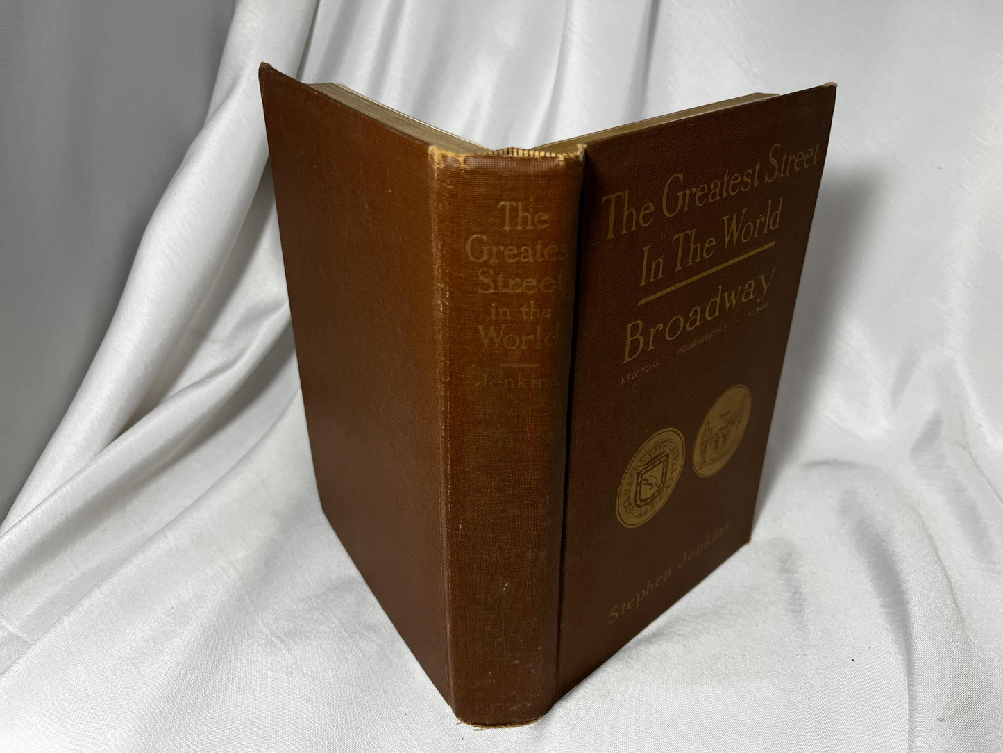 Vintage Hardcover Book "The Greatest Street in the World: Broadway" 1911