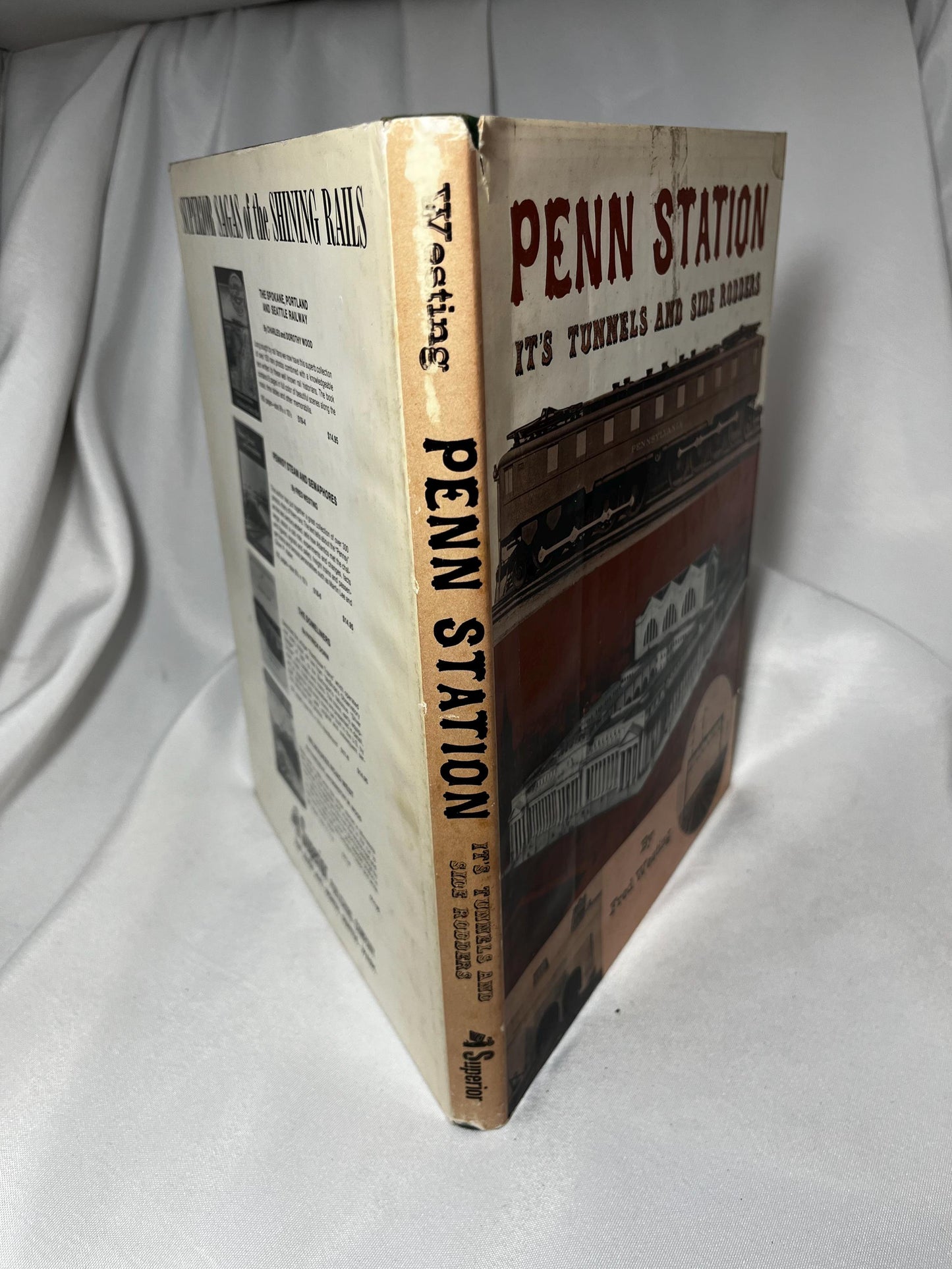 Vintage Penn Station Architecture Hardcover Book, Fred Westing Author, 1978 First Edition, Tunnel History