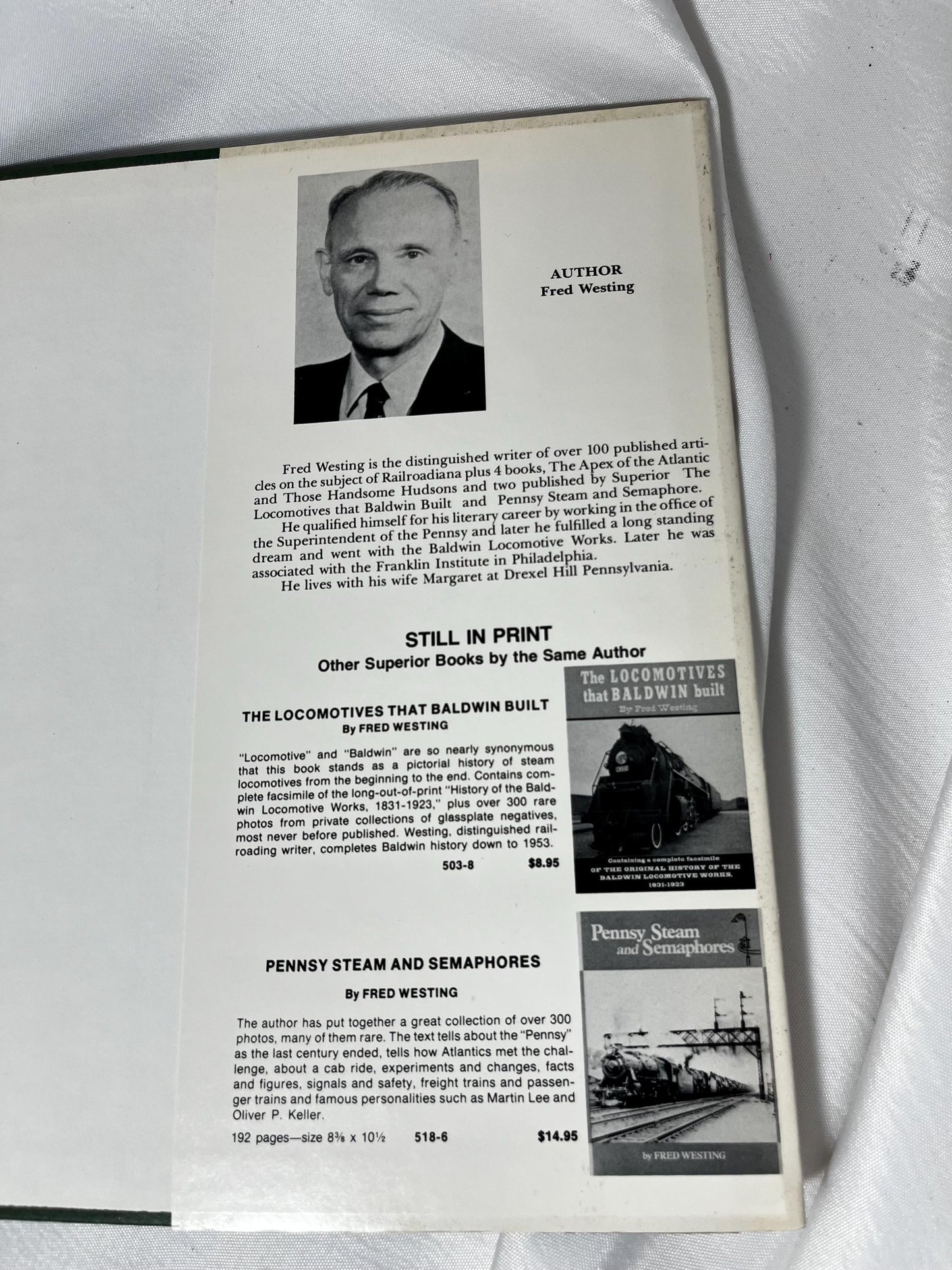 Vintage Penn Station Architecture Hardcover Book, Fred Westing Author, 1978 First Edition, Tunnel History