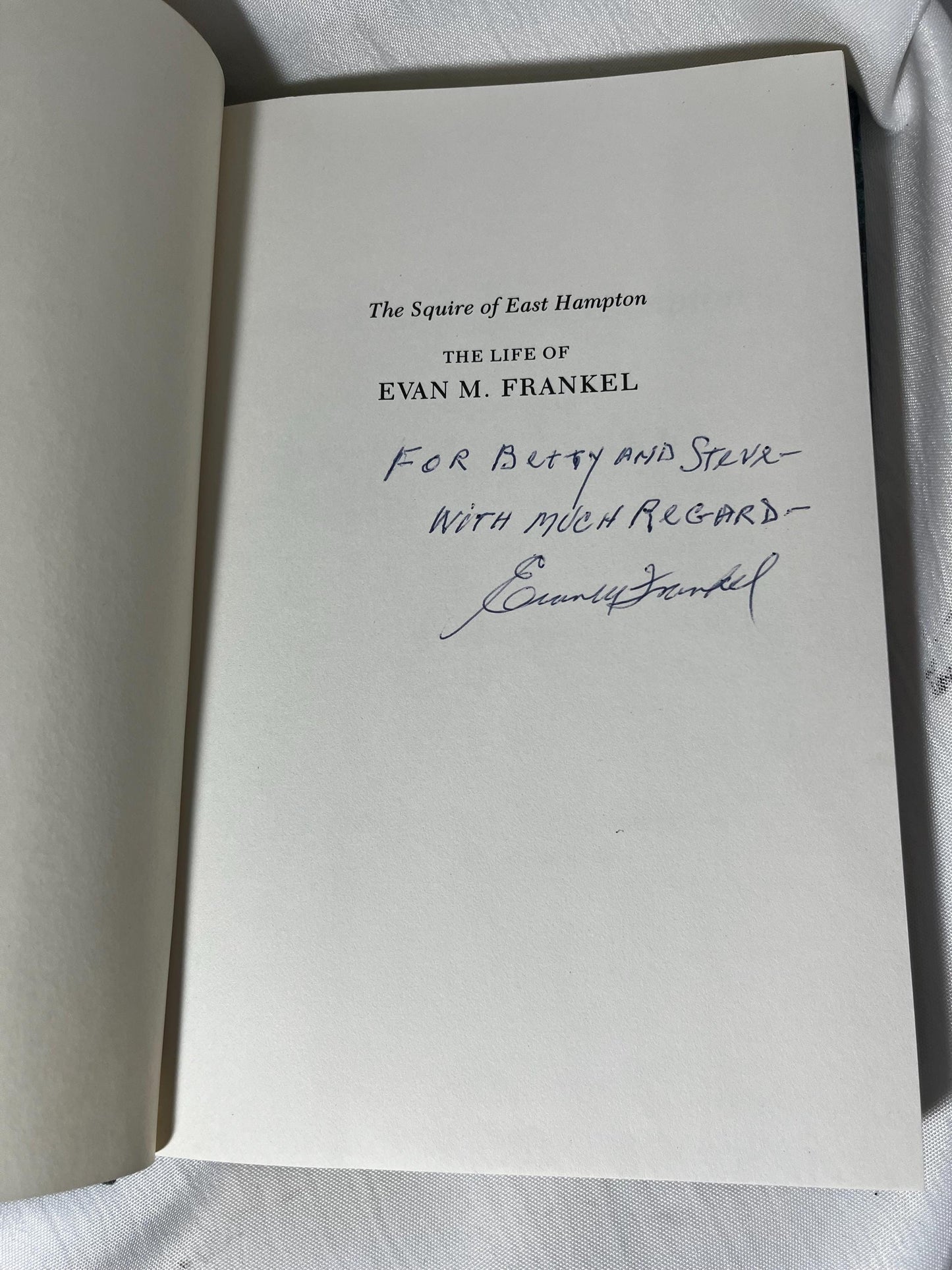 Allen Appel "The Squire of East Hampton" Biography, Signed Book, East End Long Island