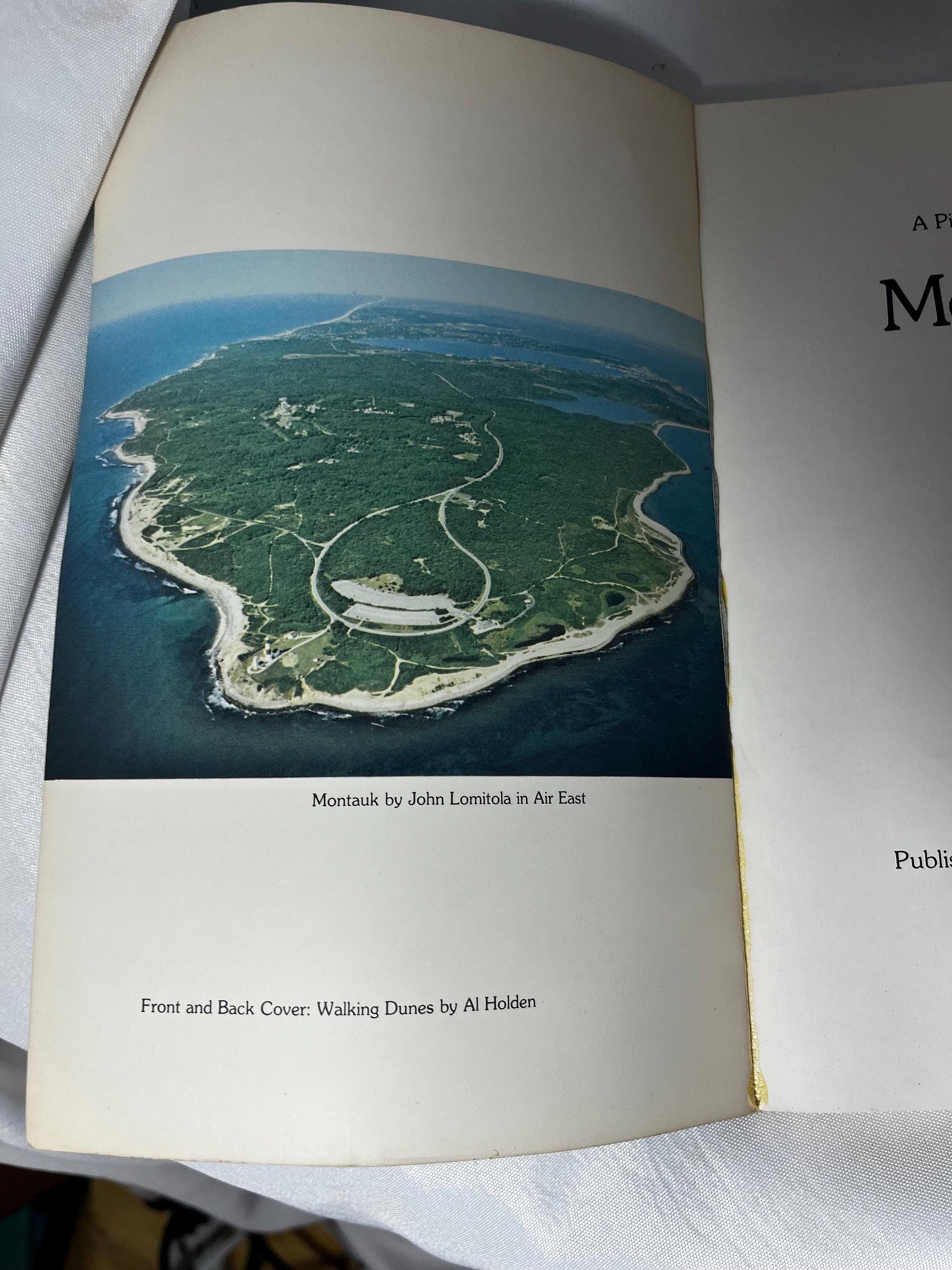 Vintage Montauk Book 1983 Paperback, East End Long Island Photography, Albert R. Holden