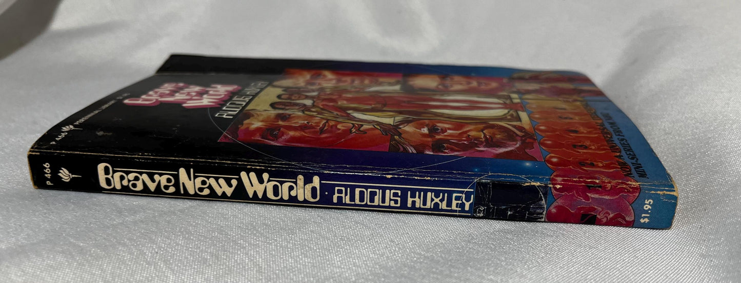 Aldous Huxley "Brave New World" Paperback 1931 Dystopian Novel 1980 NBC Miniseries Tie-In