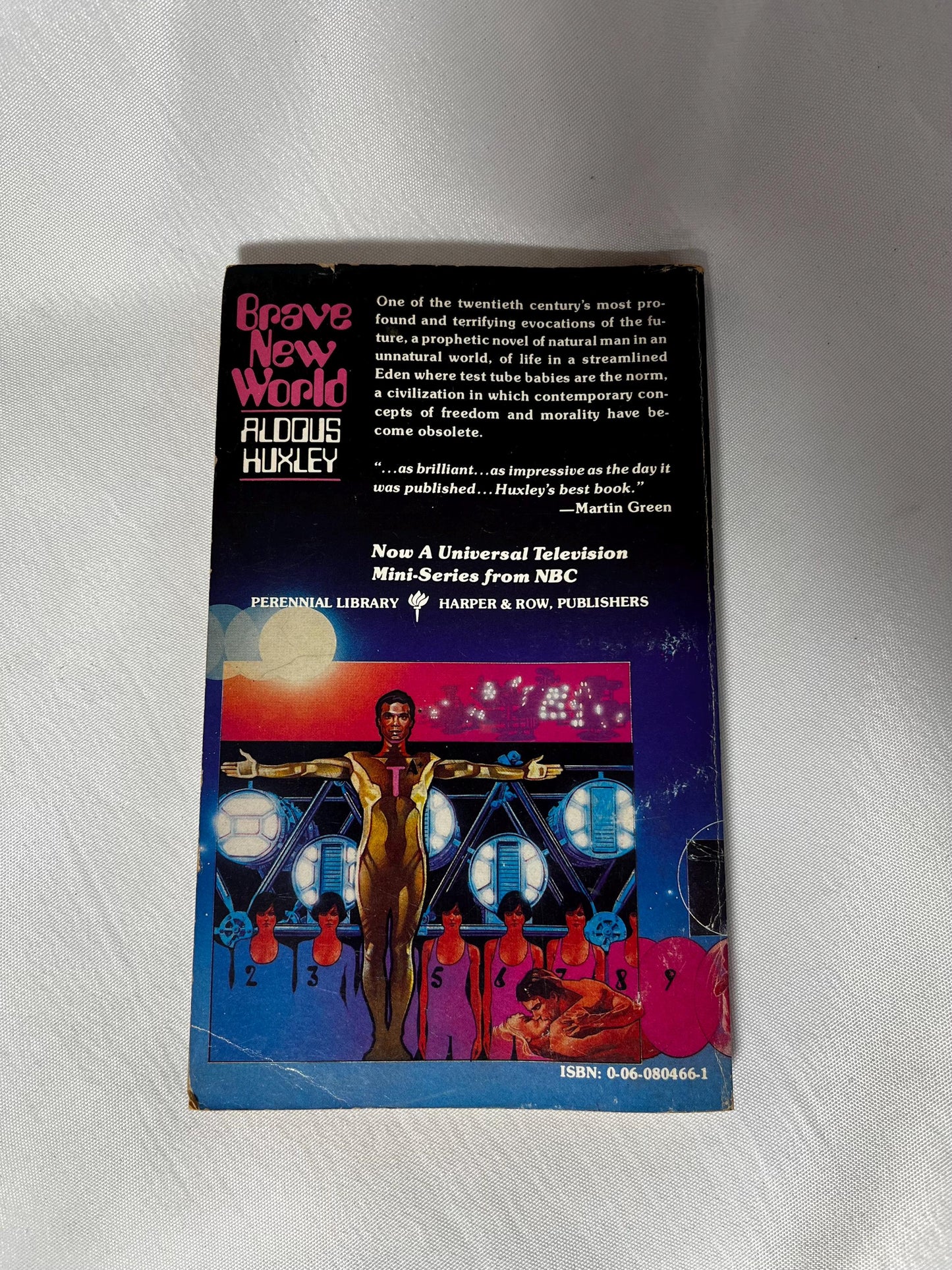 Aldous Huxley "Brave New World" Paperback 1931 Dystopian Novel 1980 NBC Miniseries Tie-In