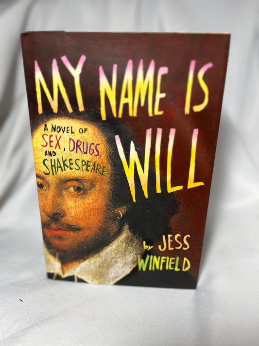 2008 "My Name is Will" Novel Hardcover First Edition, Shakespeare Novel, Literature Gift