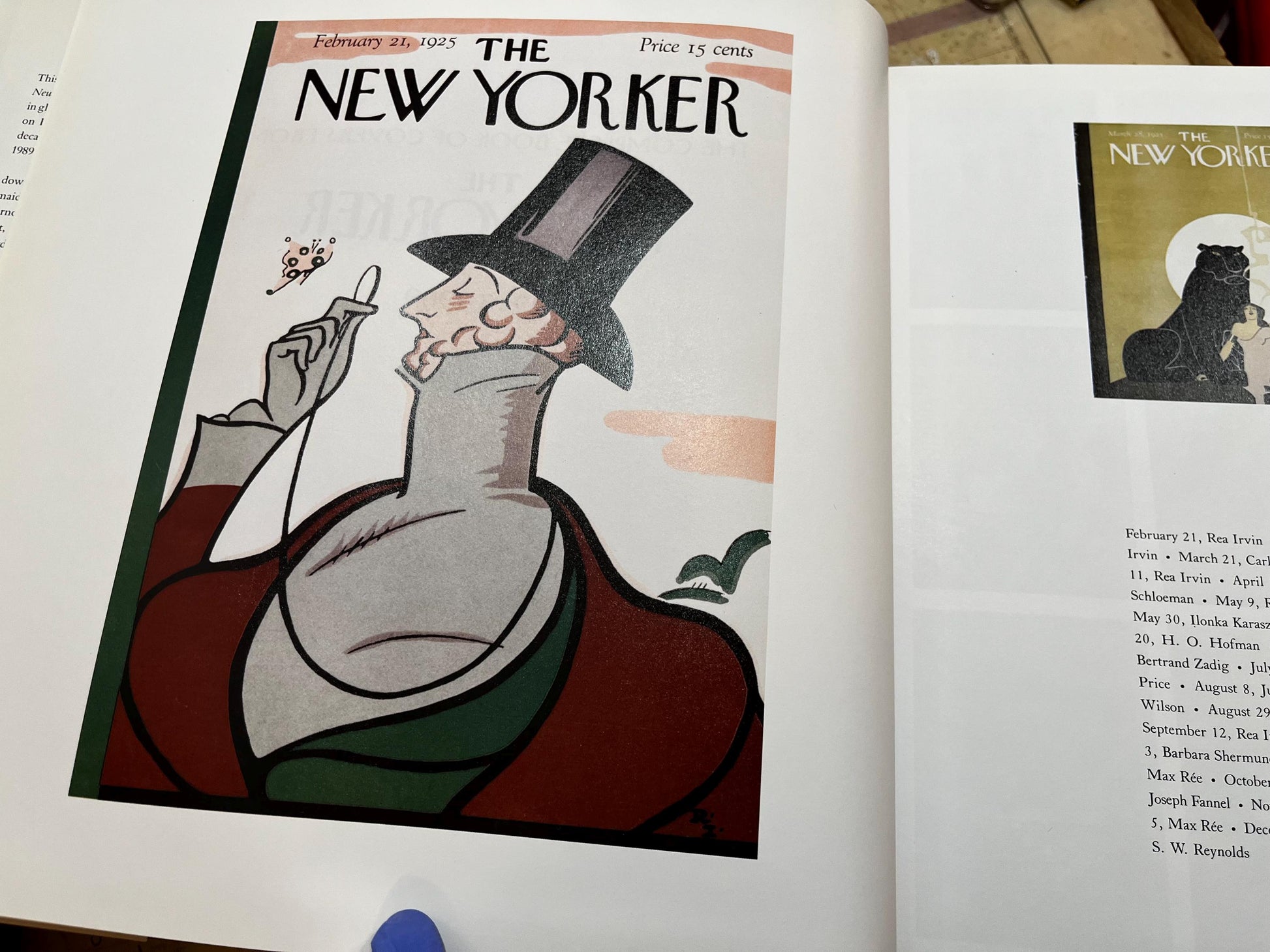 The New Yorker Coffee Table Book 1925-1989, Hardcover First Edition by John Updike, Cover Designs, Art Collection