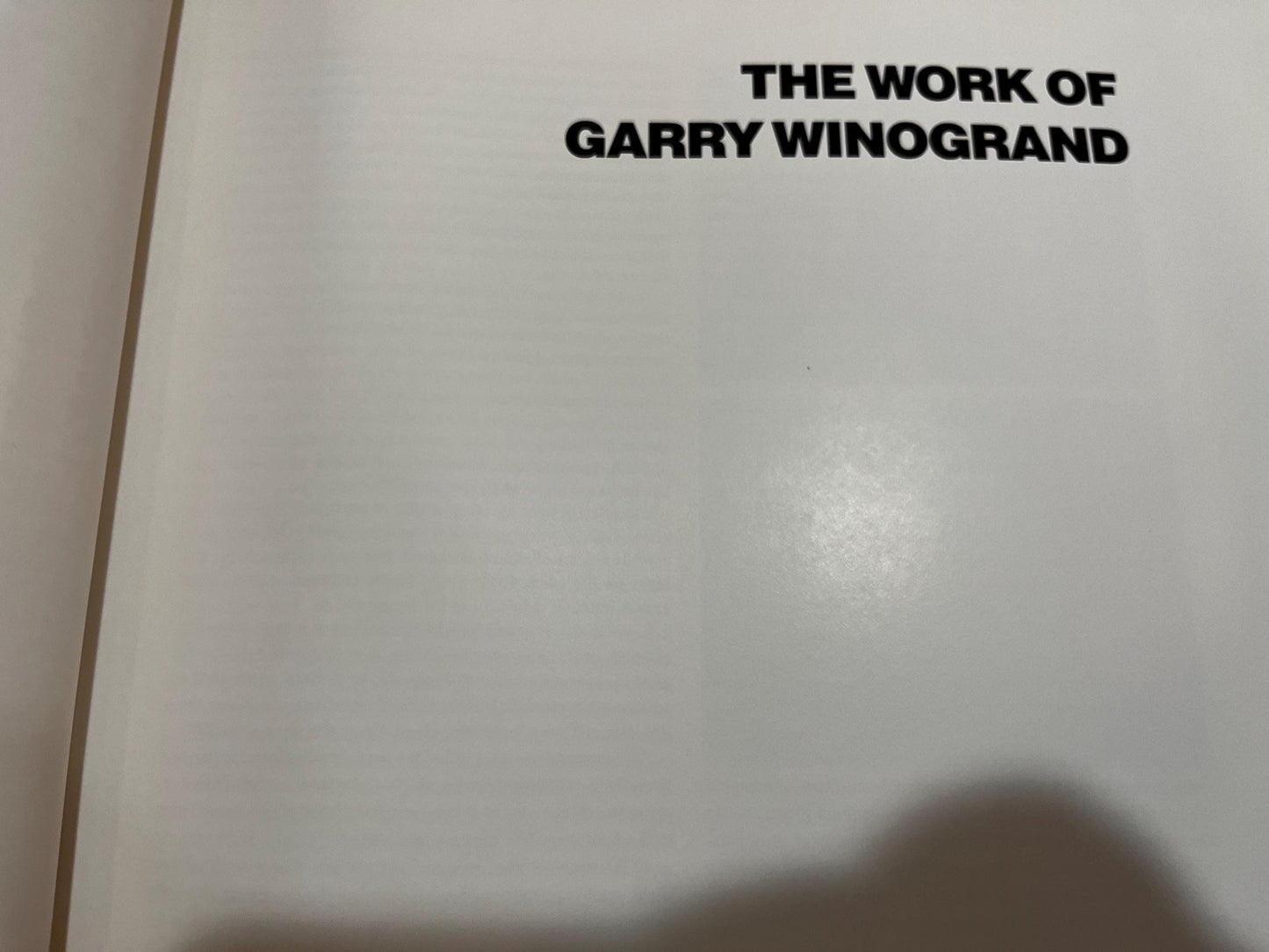 Garry Winogrand Photography Book, First Edition Softcover, Coffee Table Book, John Szarkowski