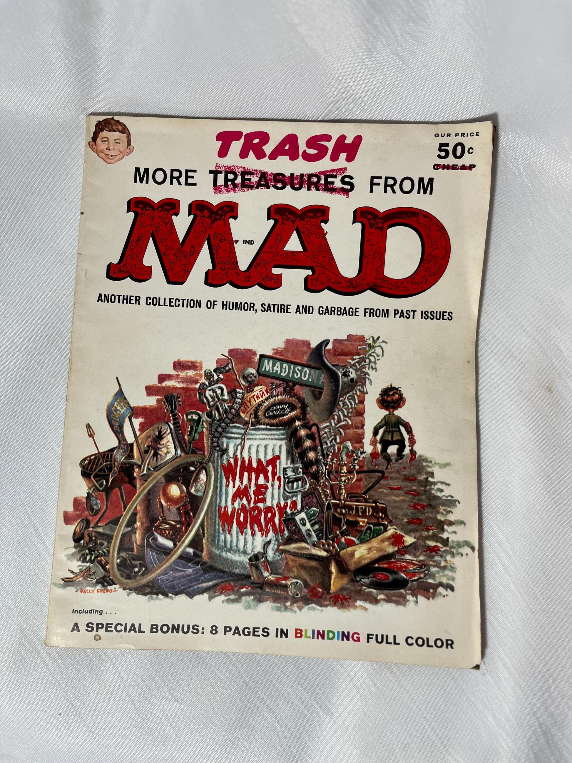 More Trash from "Mad" Magazine 1959 Satire Humor Writing Book, Classic Comedy Gift