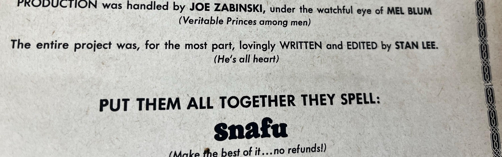 Vintage Stan Lee "Snafu" Humor Magazine November 1955, Satire Writing, Funny Collectible, Rare Find